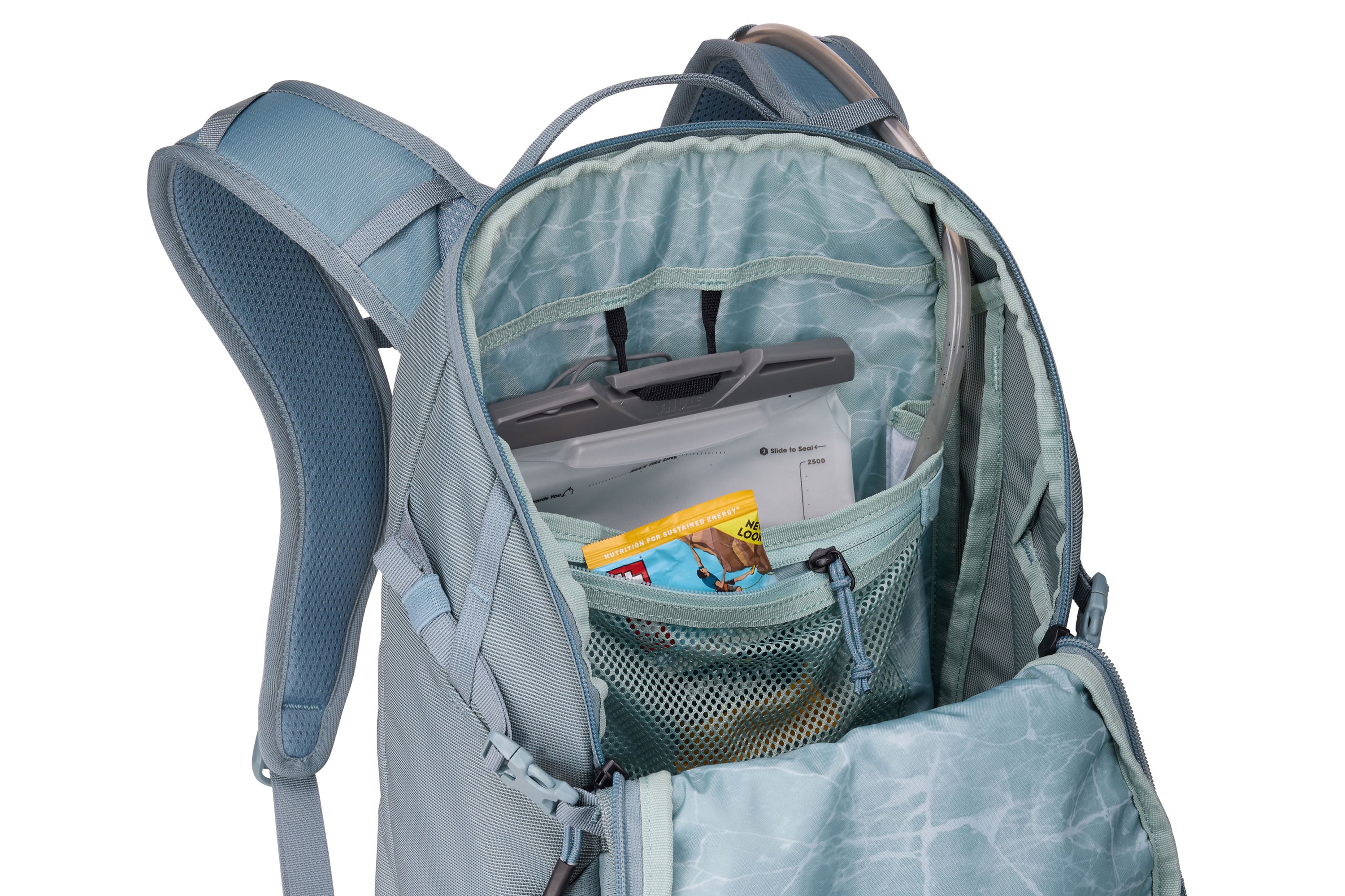 Thule AllTrail Hydration Pack 22L in Pond Blue — interior view 4 # color_Pond Blue