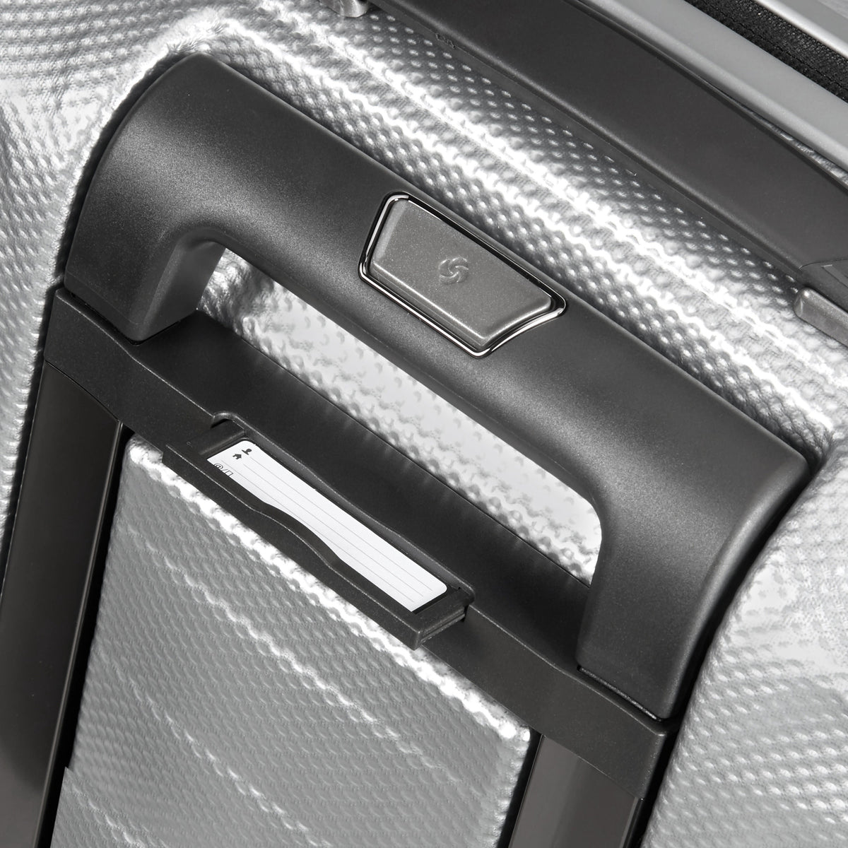 Samsonite Proxis Global Carry-On Spinner in Silver — detail view 3