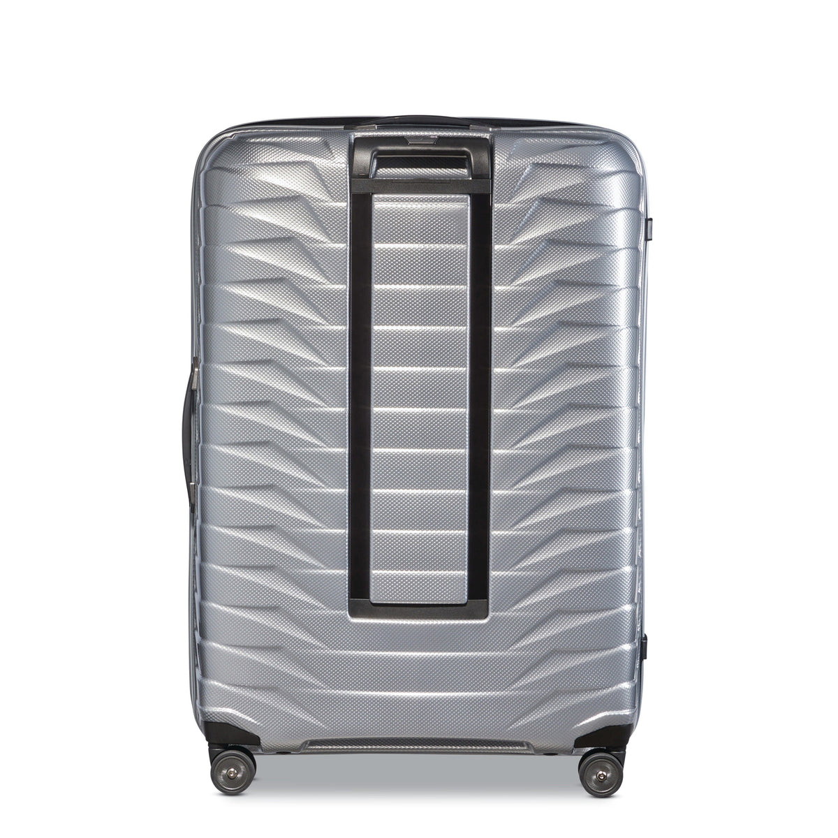 Samsonite Proxis Extra Large Spinner in Silver — back view
