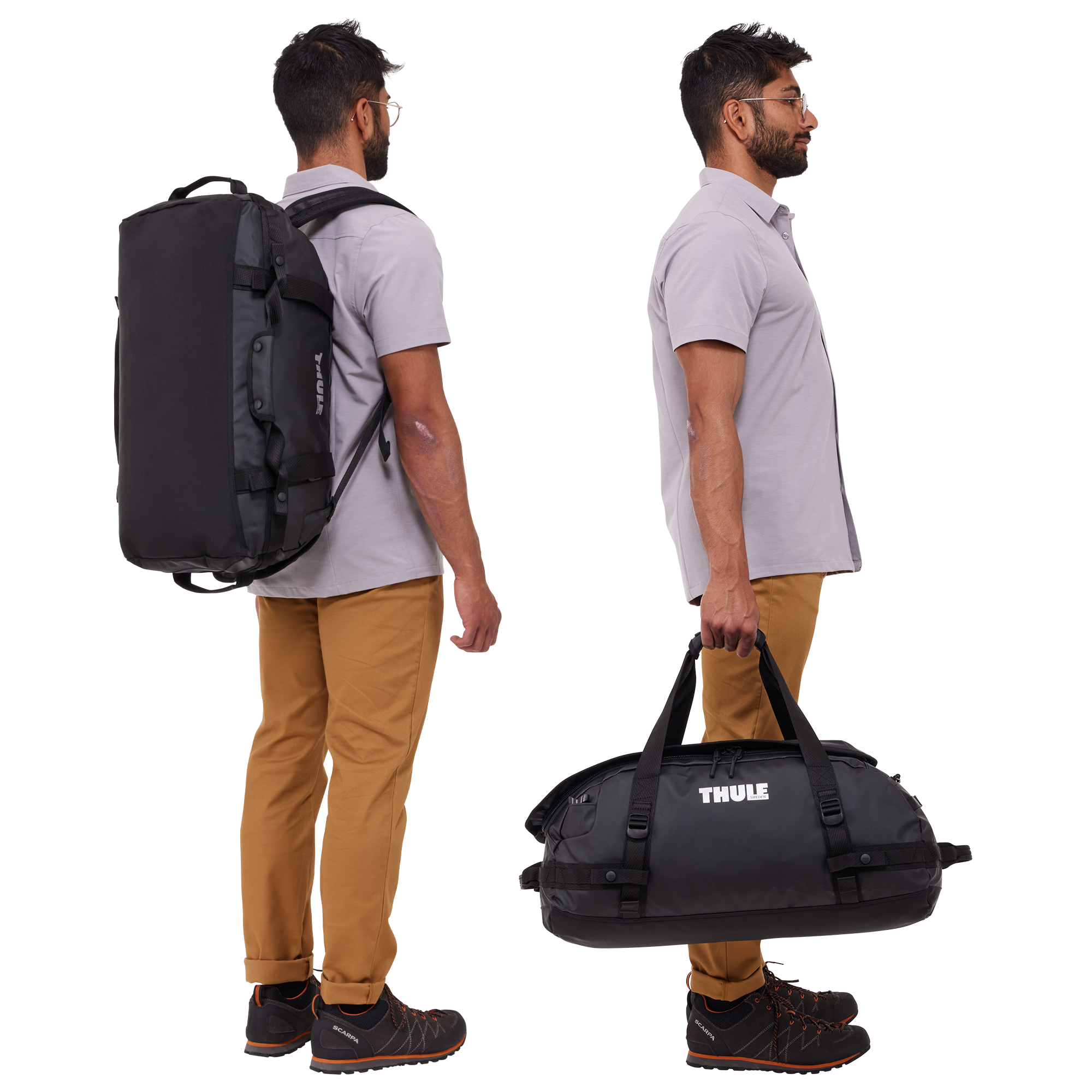 Thule Chasm 40L Duffel in Black — lifestyle # color_Black