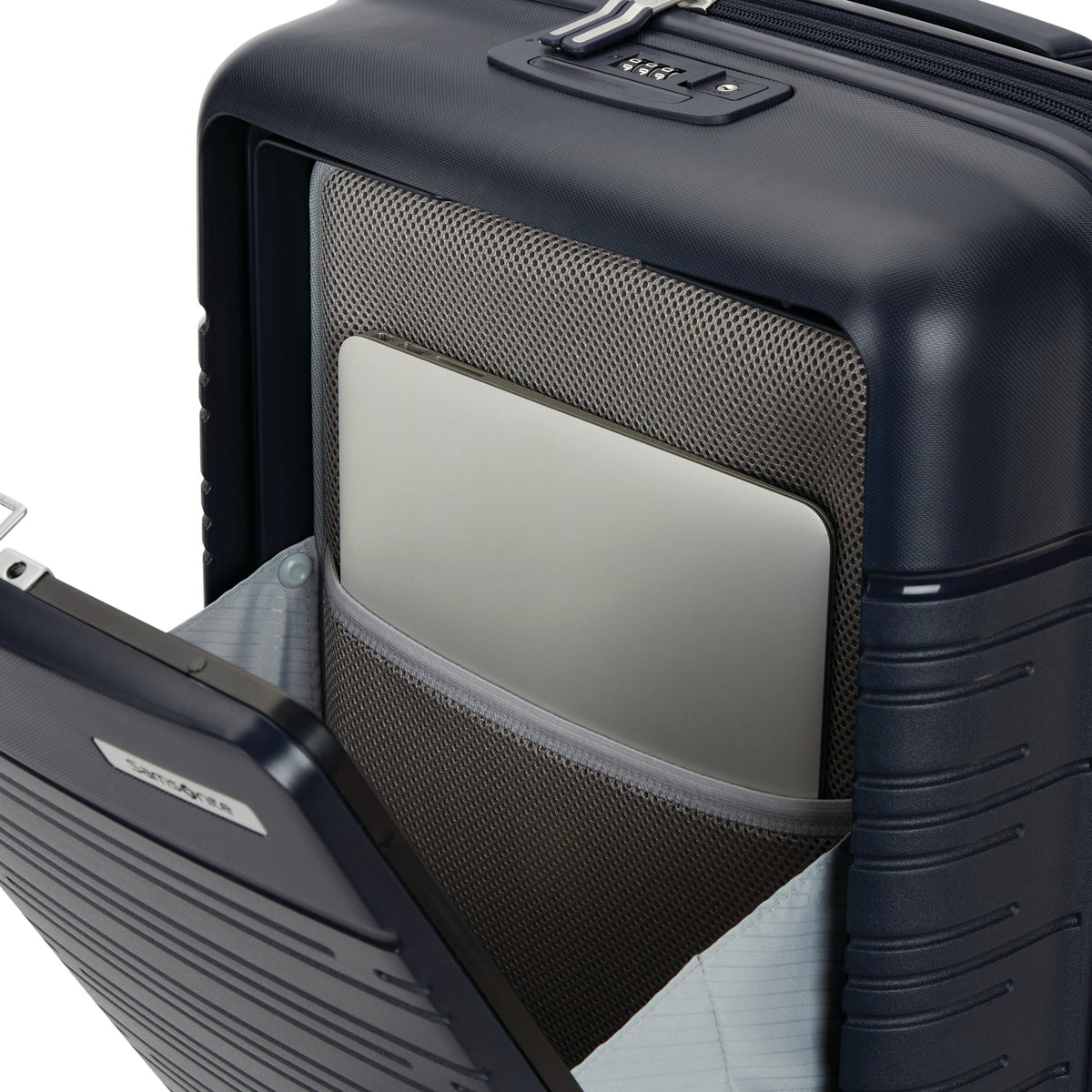 Samsonite Elevation Plus Carry-On Spinner in Midnight Blue — detail view 4