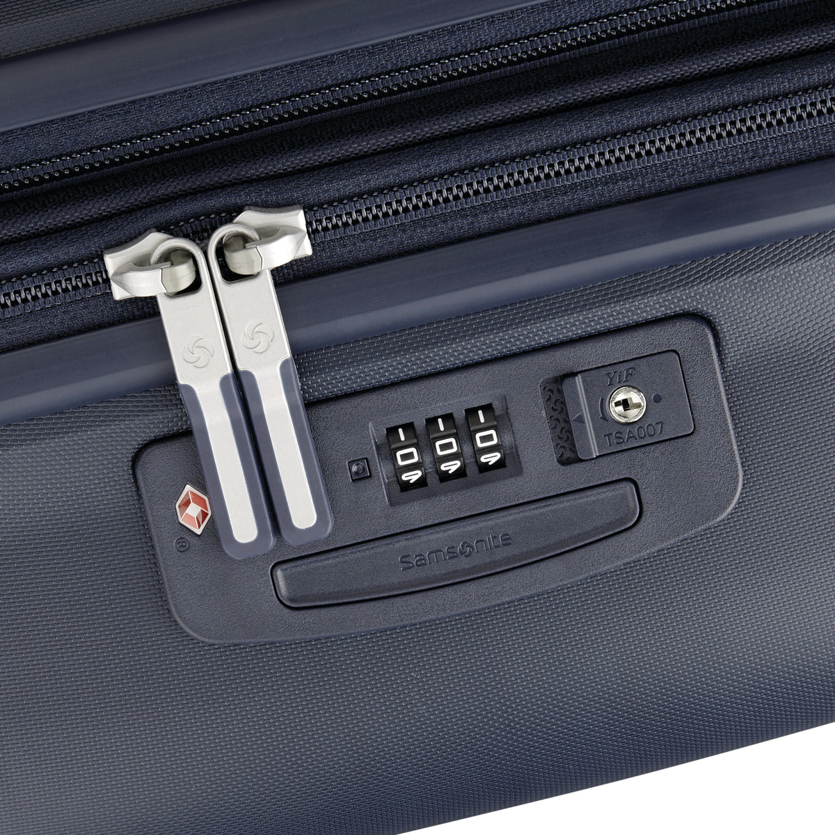 Samsonite Elevation Plus Carry-On Spinner in Midnight Blue — detail view 6