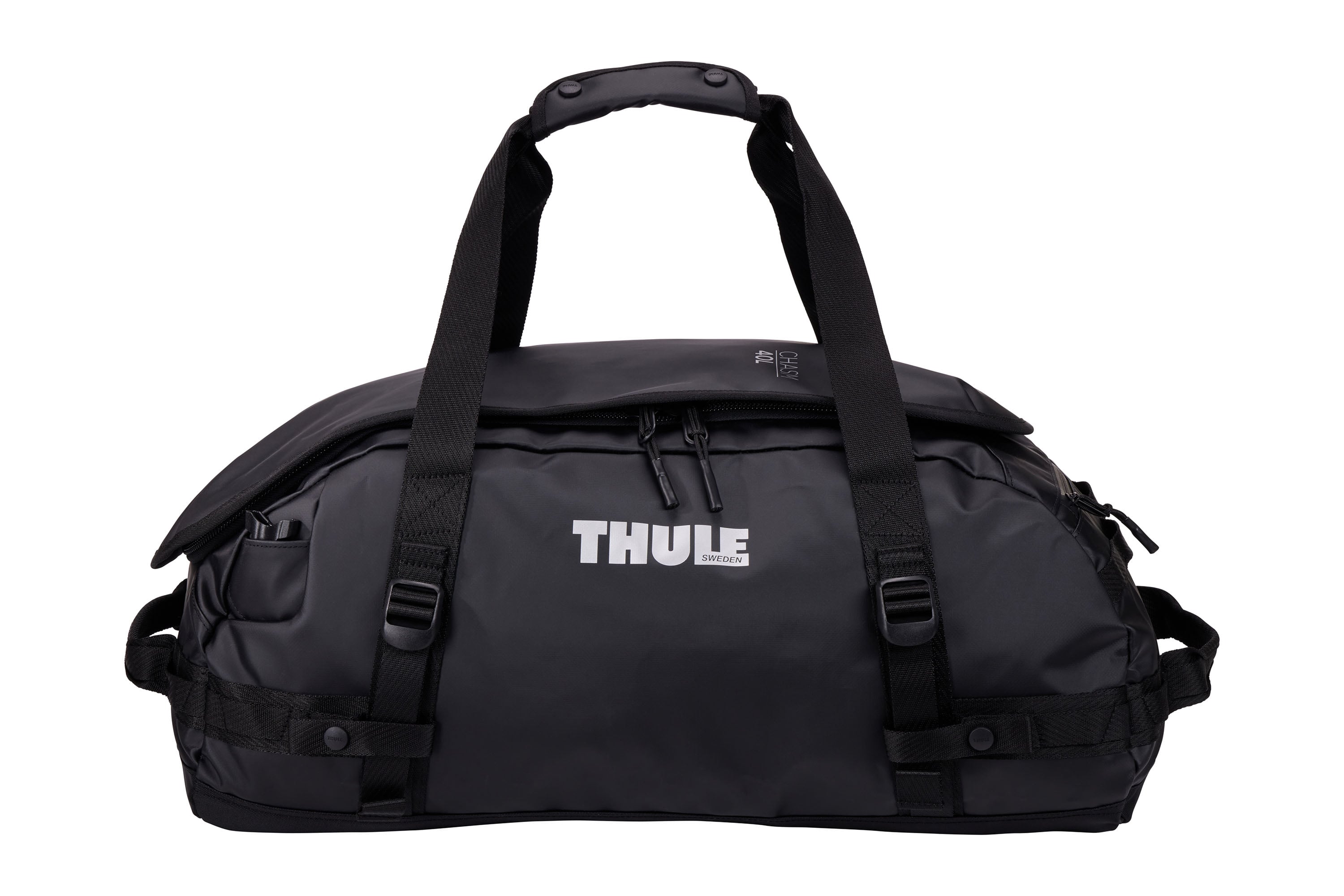 Thule Chasm 40L Duffel in Black — front view # color_Black