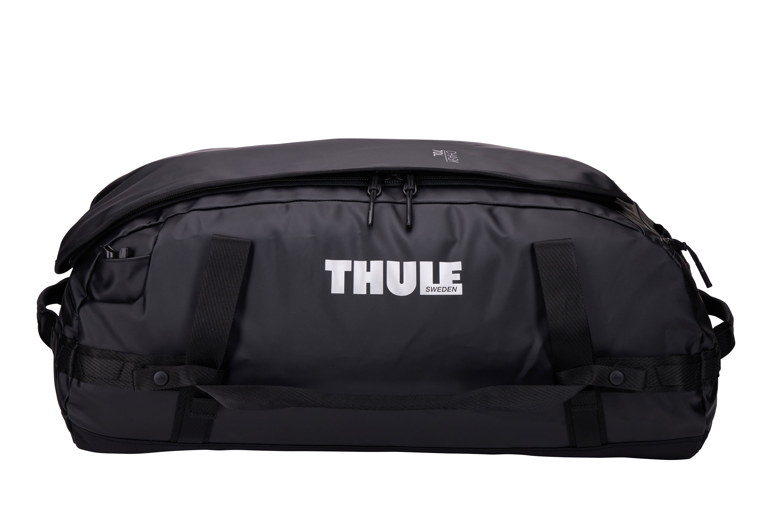 Thule Chasm 70L Duffel in Black — angle view 5 # color_Black