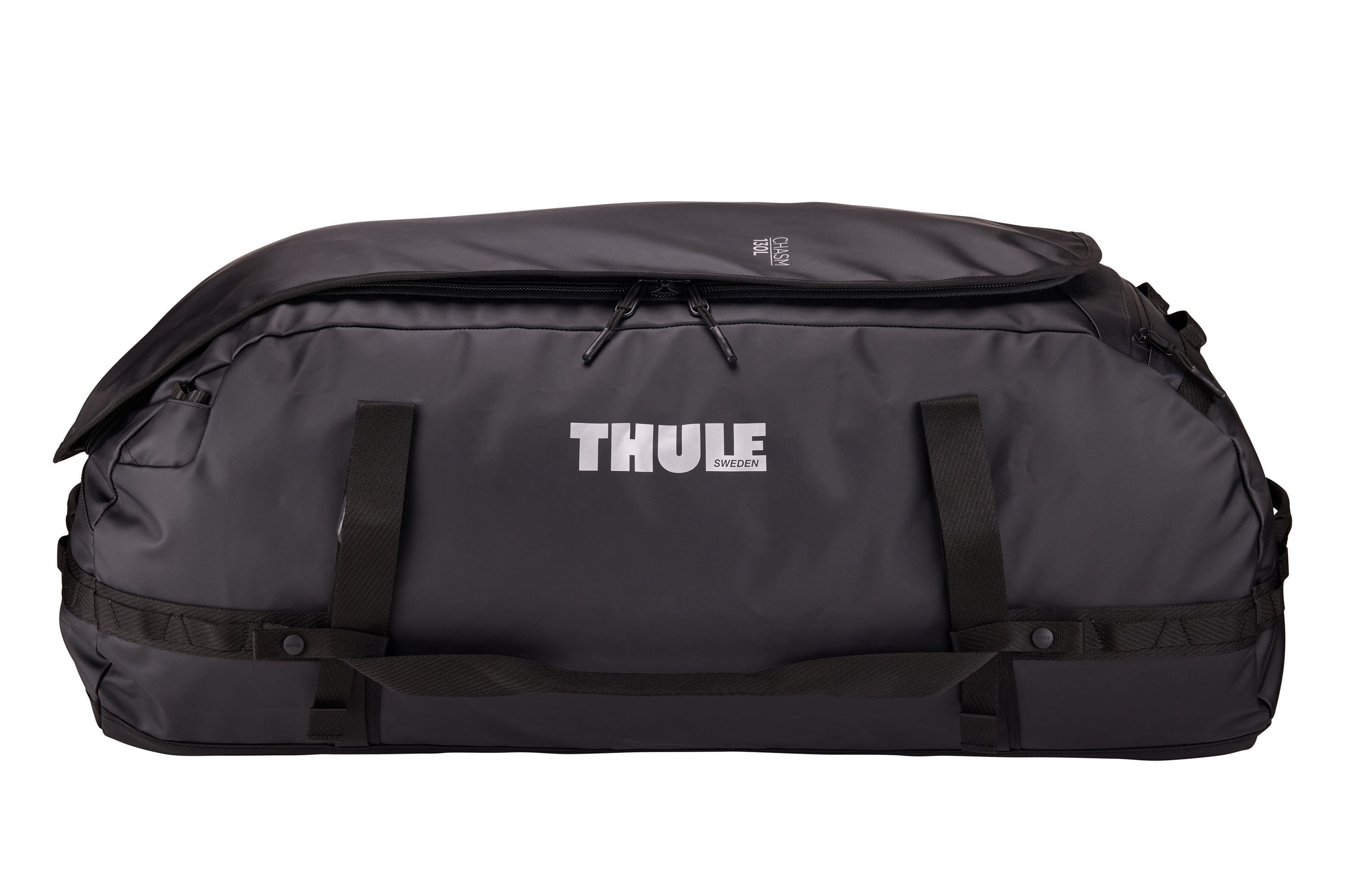 Thule Chasm 130L Duffel in Black — angle view 5 # color_Black