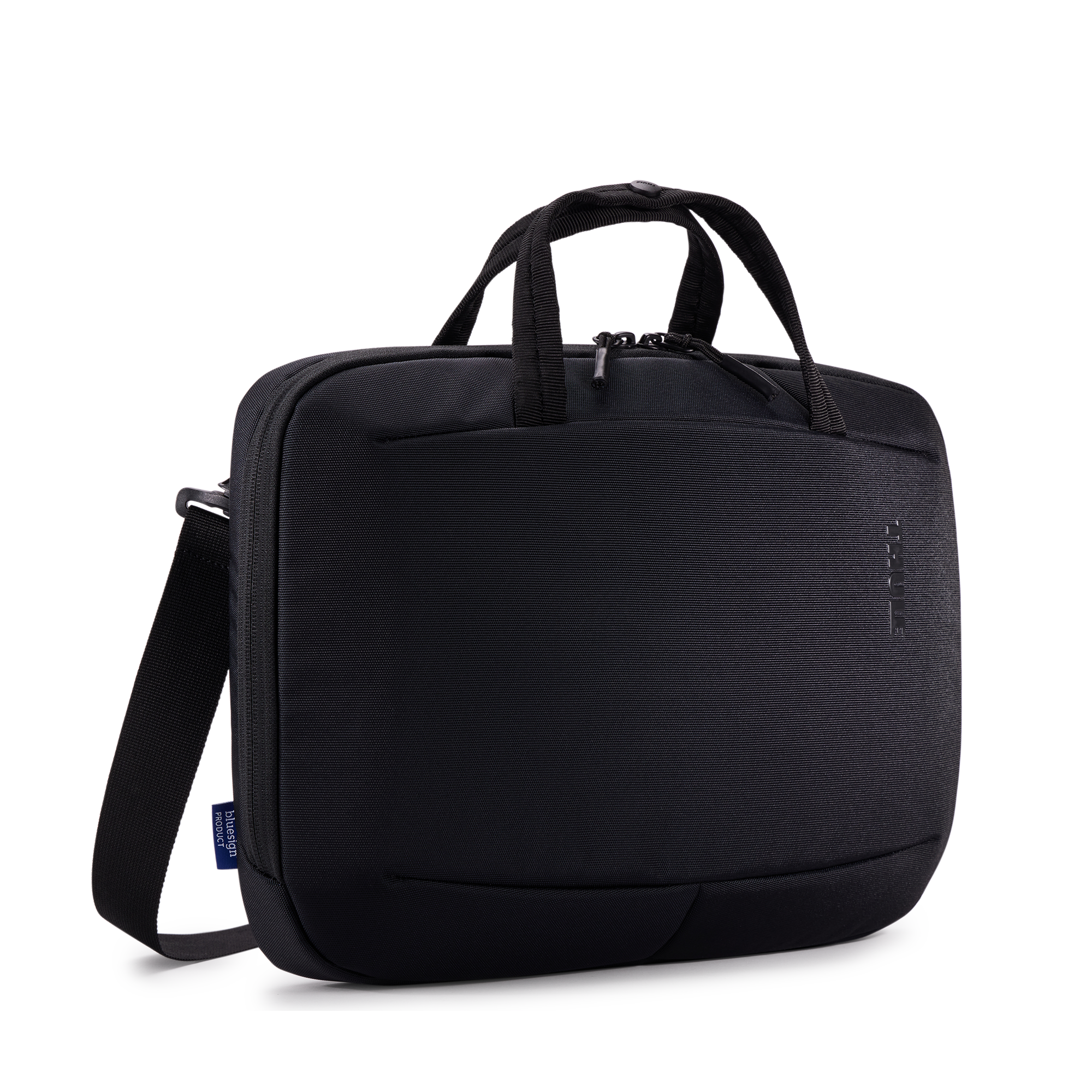 Thule Subterra MacBook Attaché 14" in Black — front view # color_Black