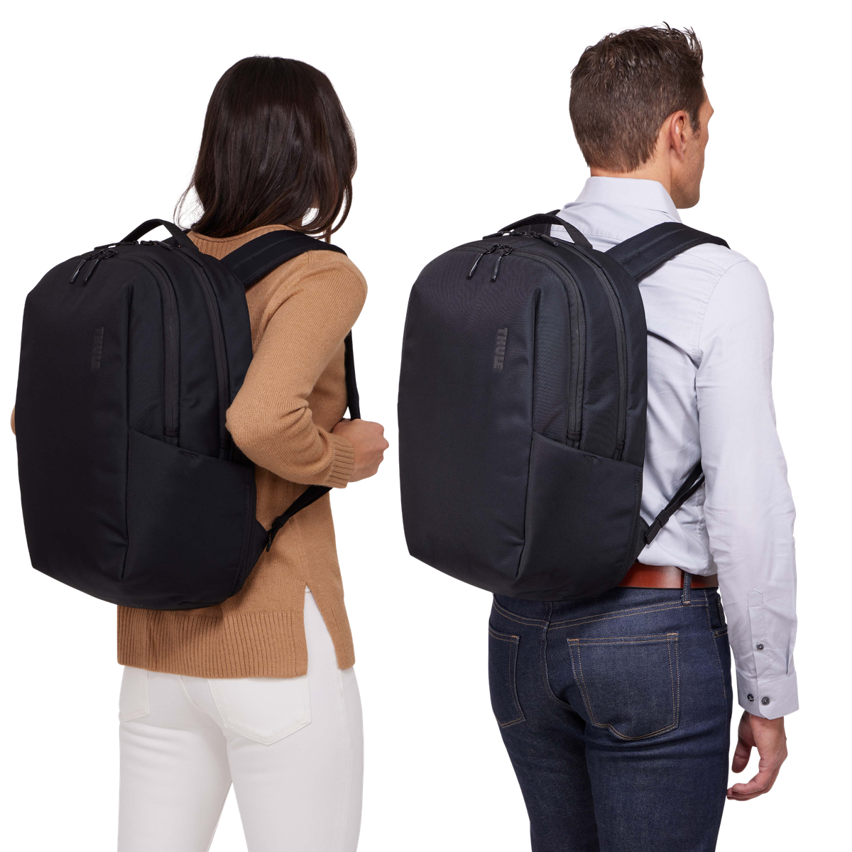 Thule Subterra 2 Backpack 21L in Black — lifestyle