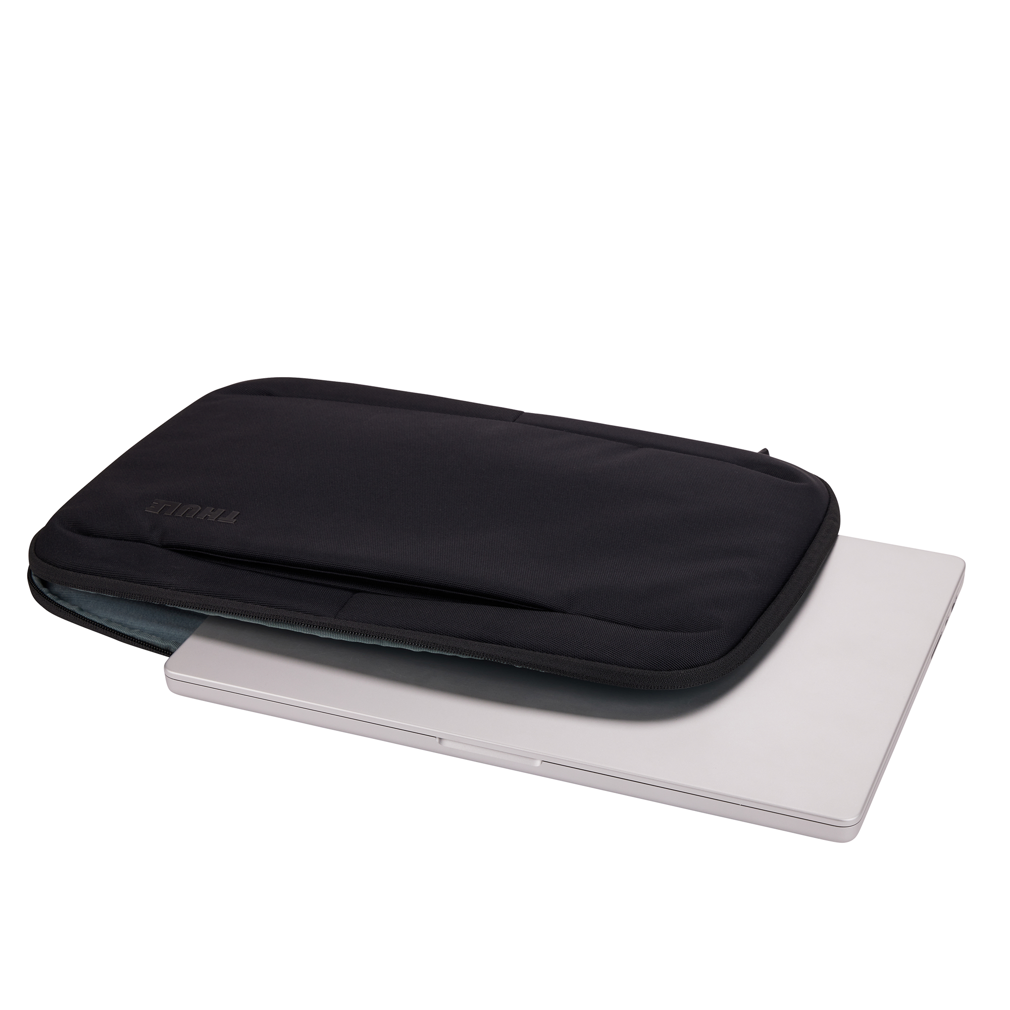 Thule Subterra MacBook Sleeve 16" in Black — angle view 2 # color_Black