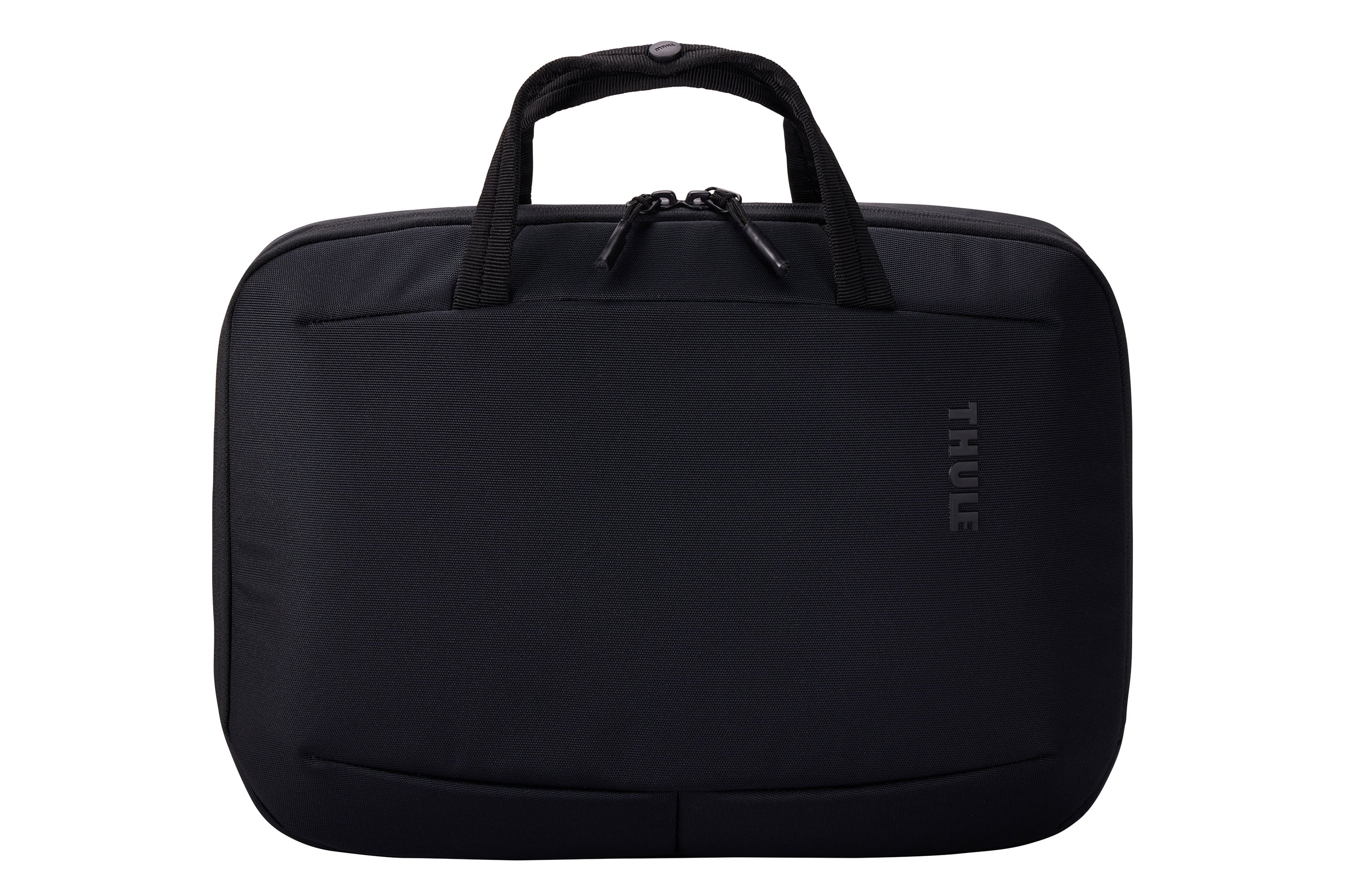 Thule Subterra MacBook Attaché 14" in Black — back view # color_Black