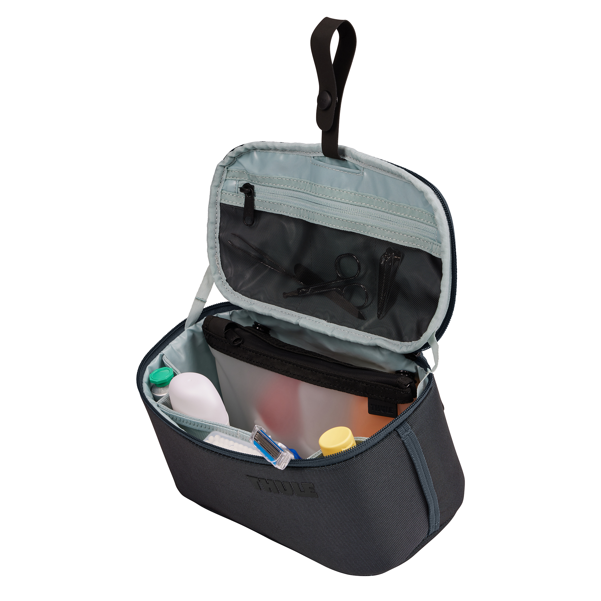 Thule Subterra Toiletry Bag in Dark Slate — interior view 2 # color_Dark Slate