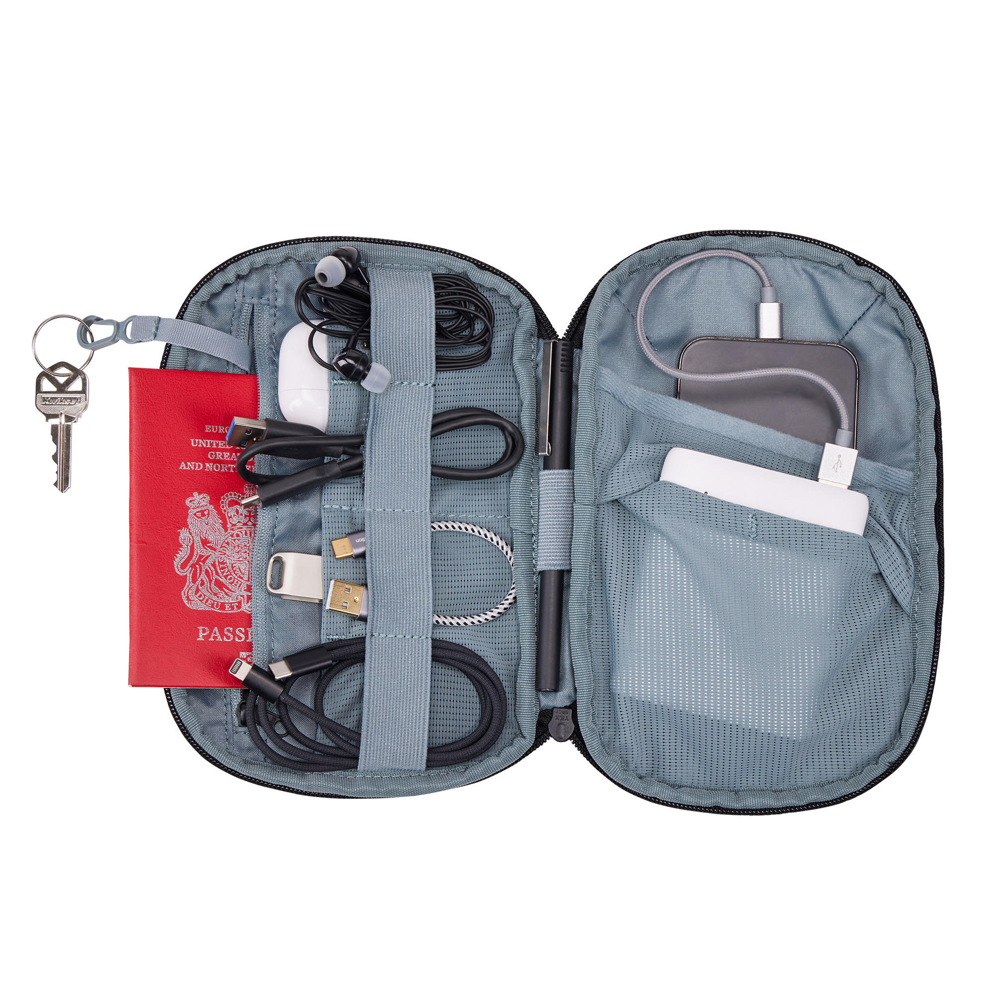 Thule Subterra Powershuttle Medium in Black — interior view # color_Black