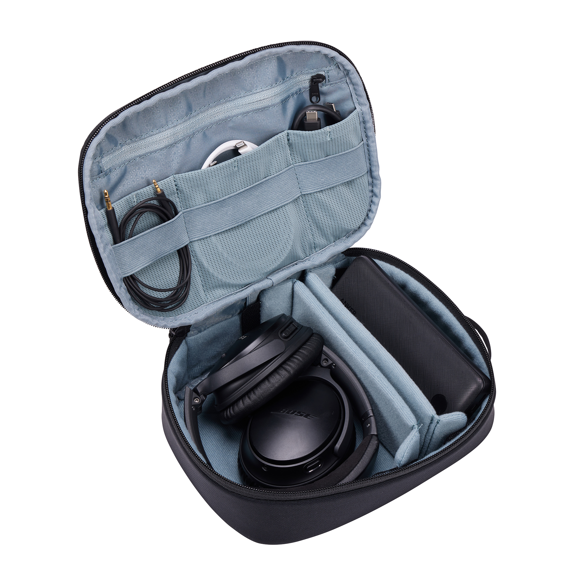 Thule Subterra Powershuttle Large in Black — interior view # color_Black