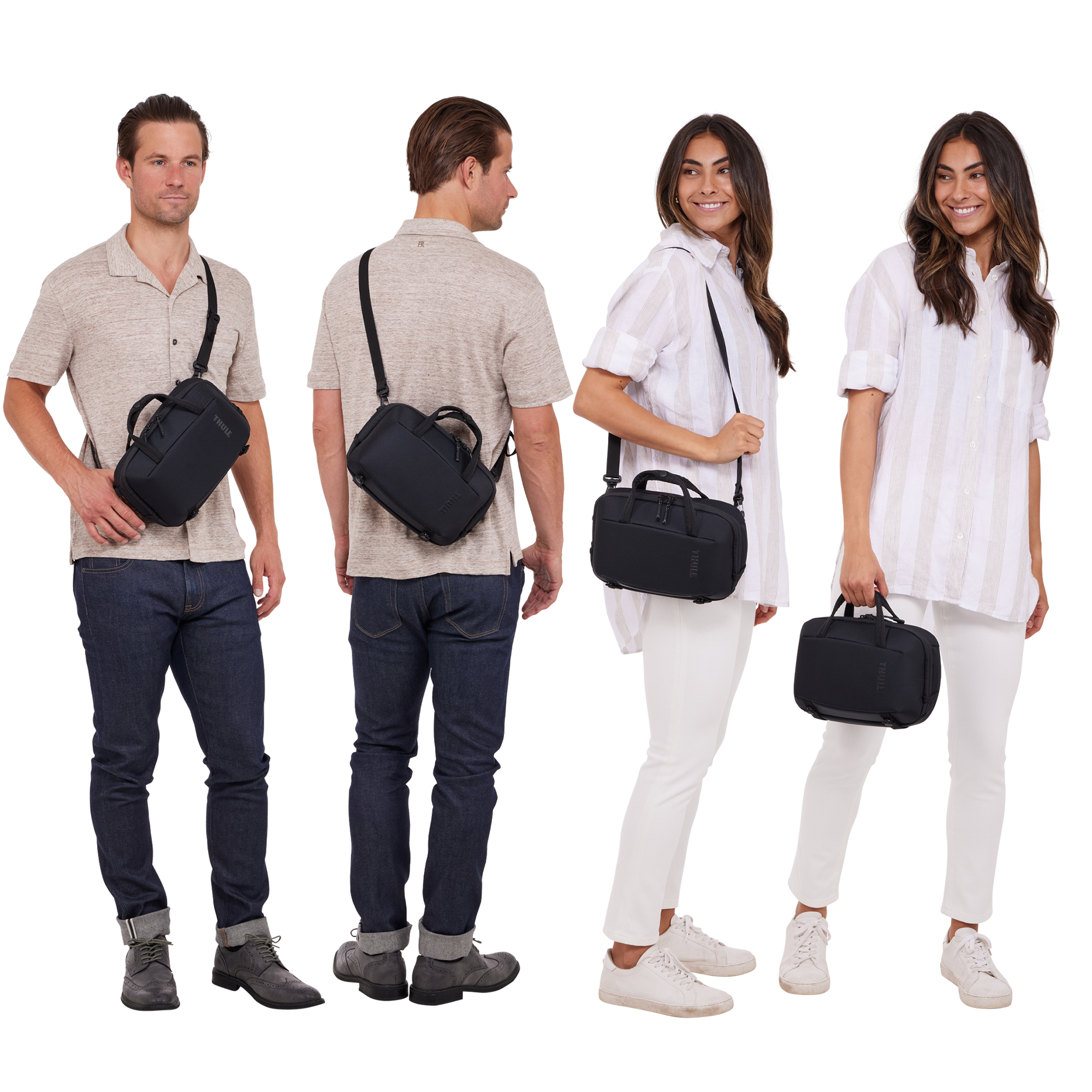 Thule Subterra Crossbody 5L in Black — lifestyle # color_Black