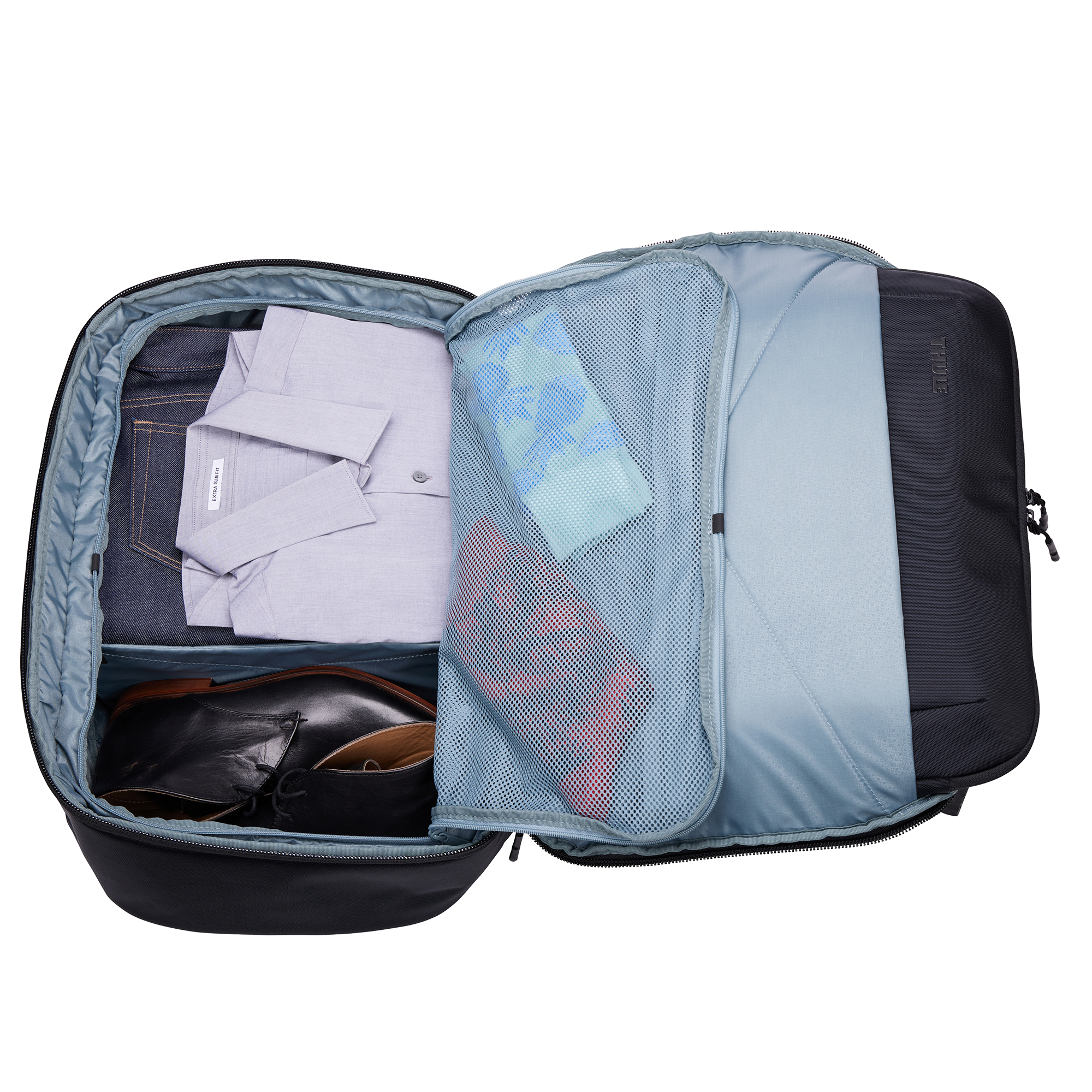 Thule Subterra Convertible Carry-on in Black — interior view # color_Black