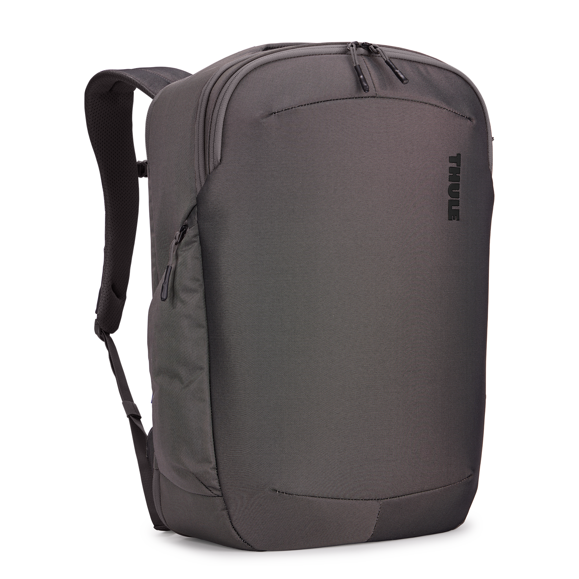 Thule Subterra Convertible Carry-on in Vetiver Gray — front view # color_Vetiver Gray