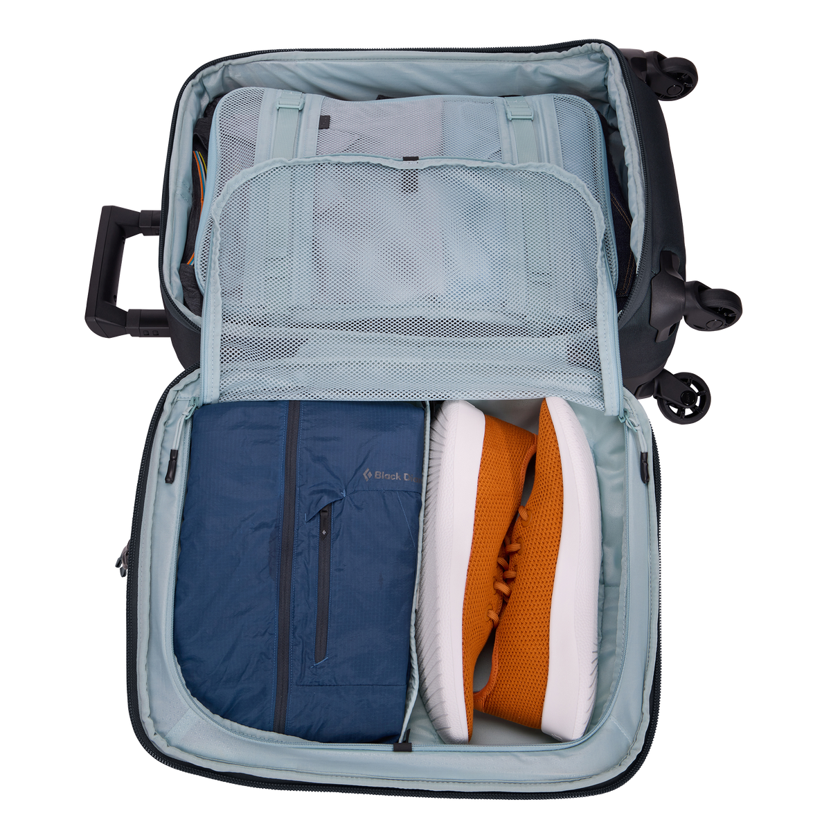 Thule Subterra 2 Carry On Spinner 35L in Dark Slate — interior view