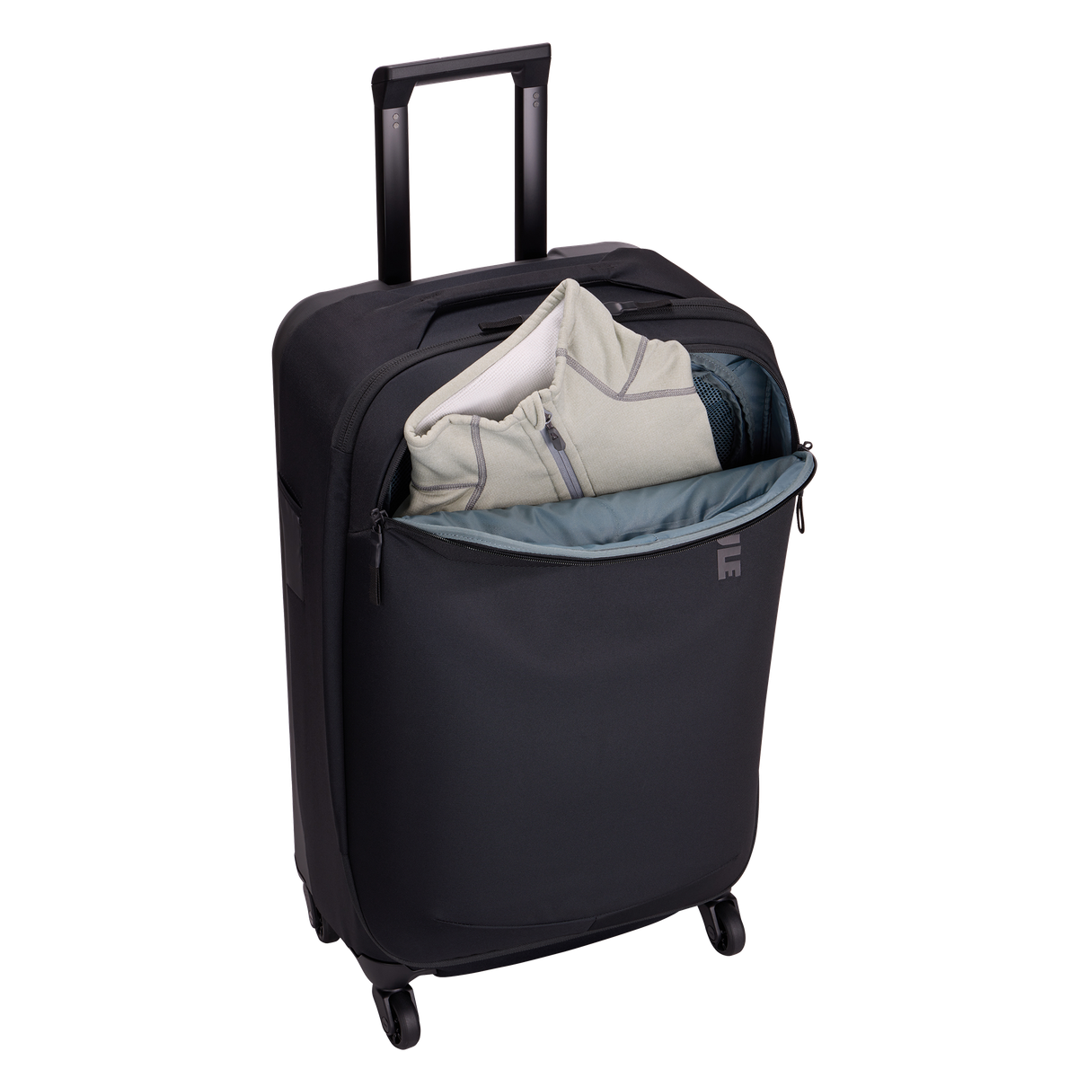 Thule Subterra 2 Checked Spinner 65L in Black — lifestyle