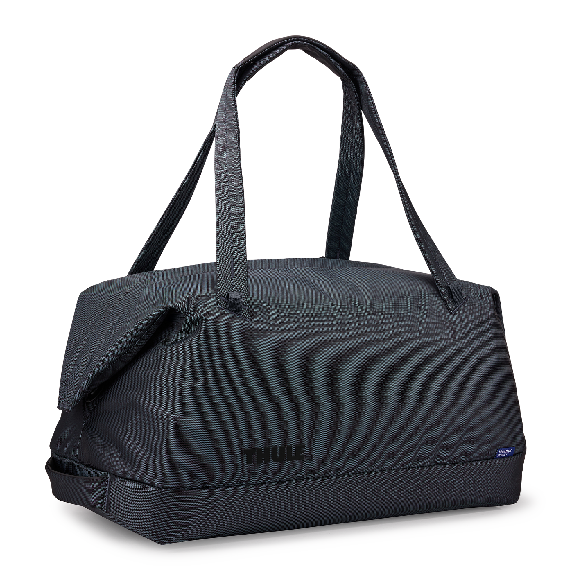 Thule Subterra Duffel 35L in Dark Slate — front view # color_Dark Slate
