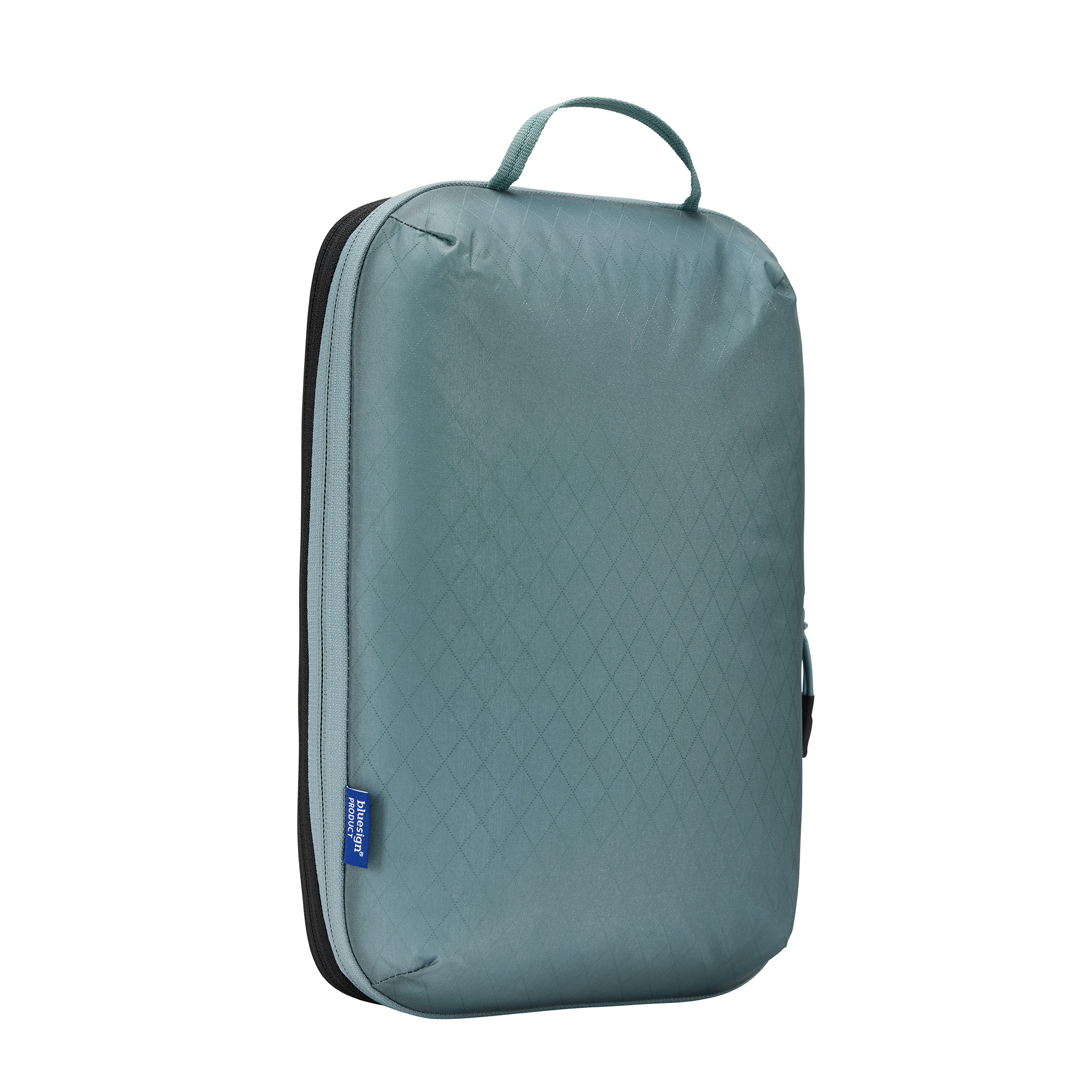 Thule Compression Packing Cube Medium in Pond Gray — back view # color_Pond Gray