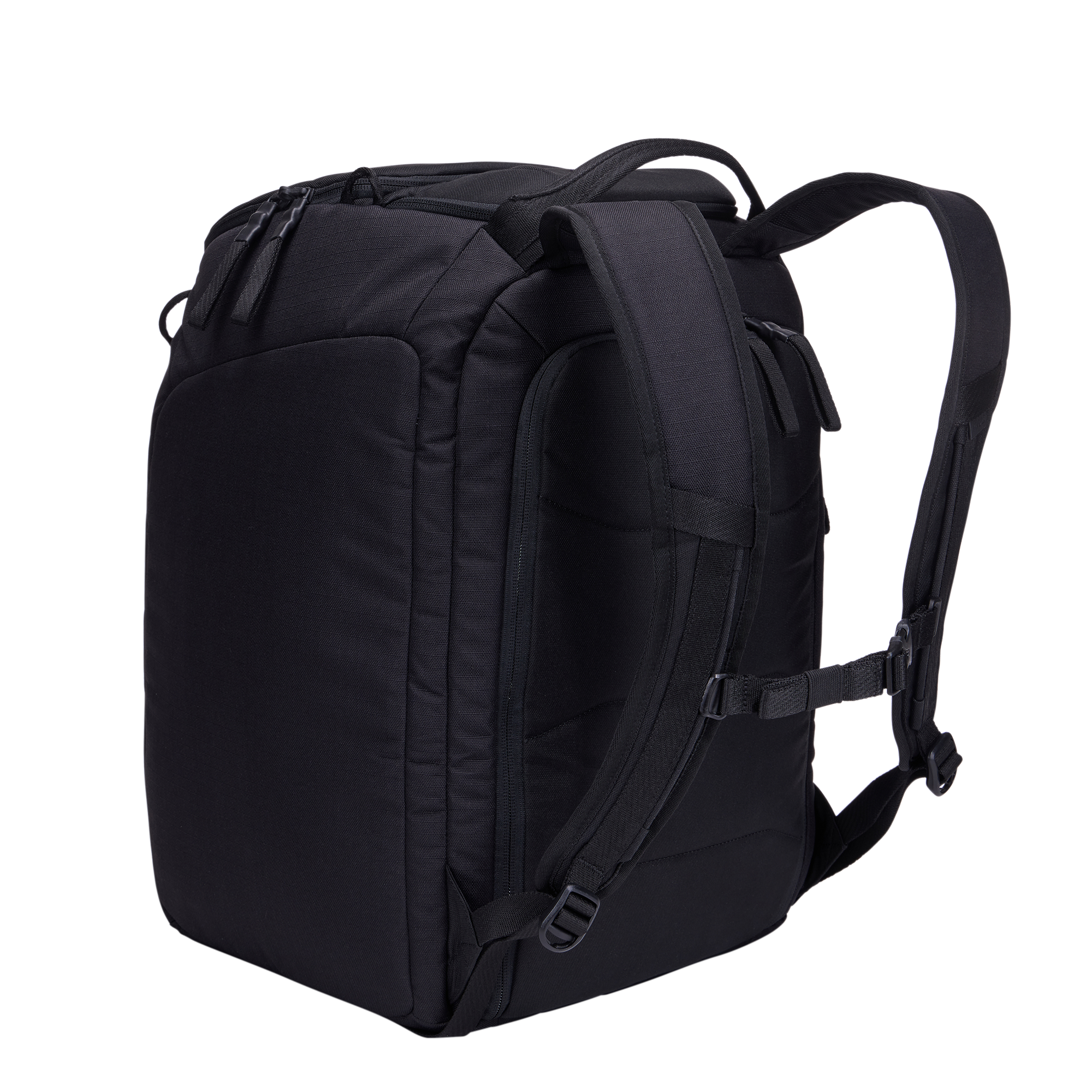 Thule RoundTrip Boot Backpack 45L in Black — back view # color_Black