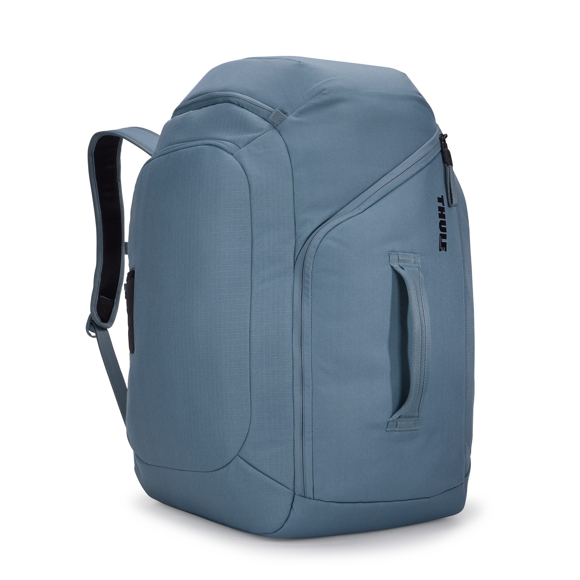 Thule RoundTrip Boot Backpack 60L in Mid Blue — front view # color_Mid Blue