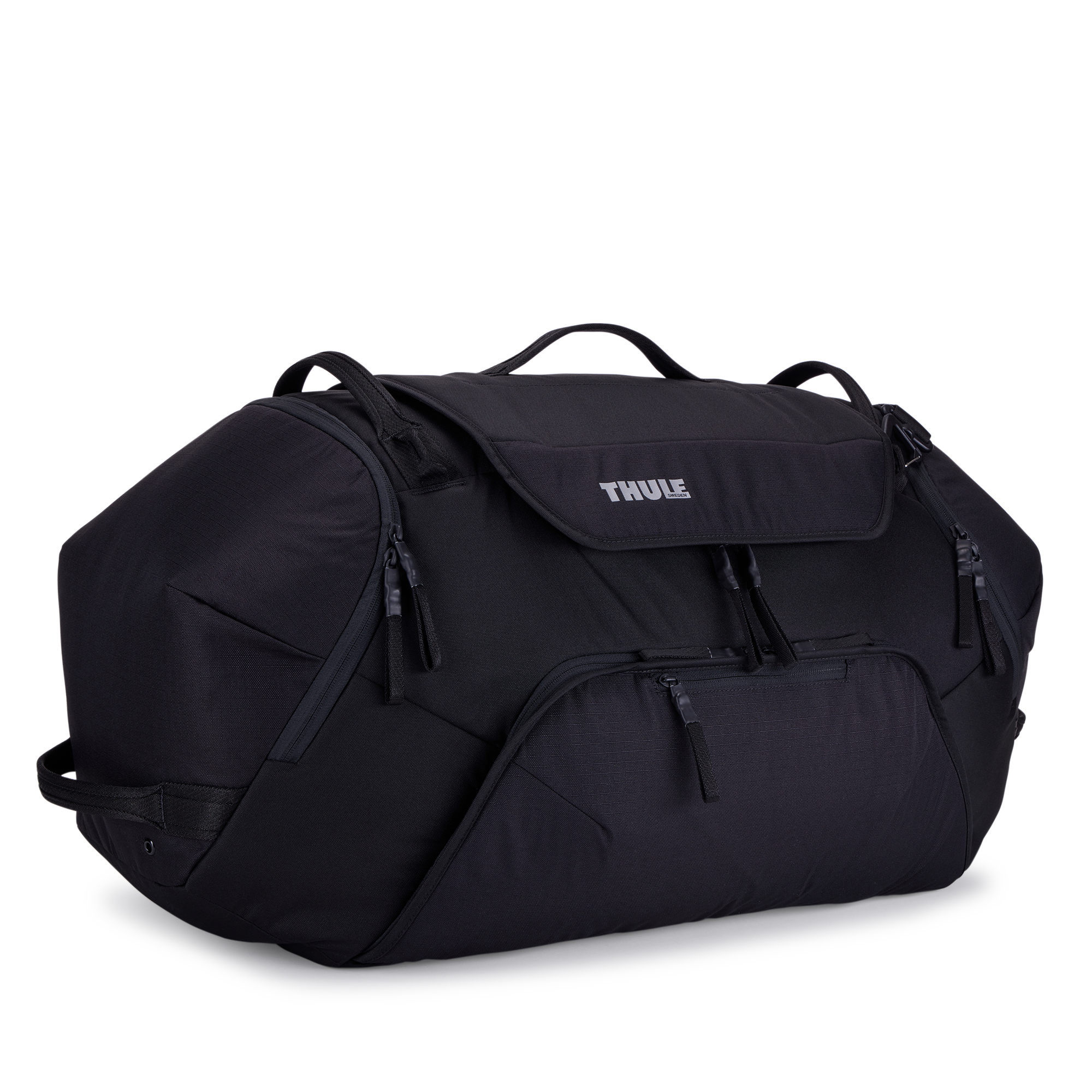Thule RoundTrip Snow Duffel 80L in Black — front view # color_Black