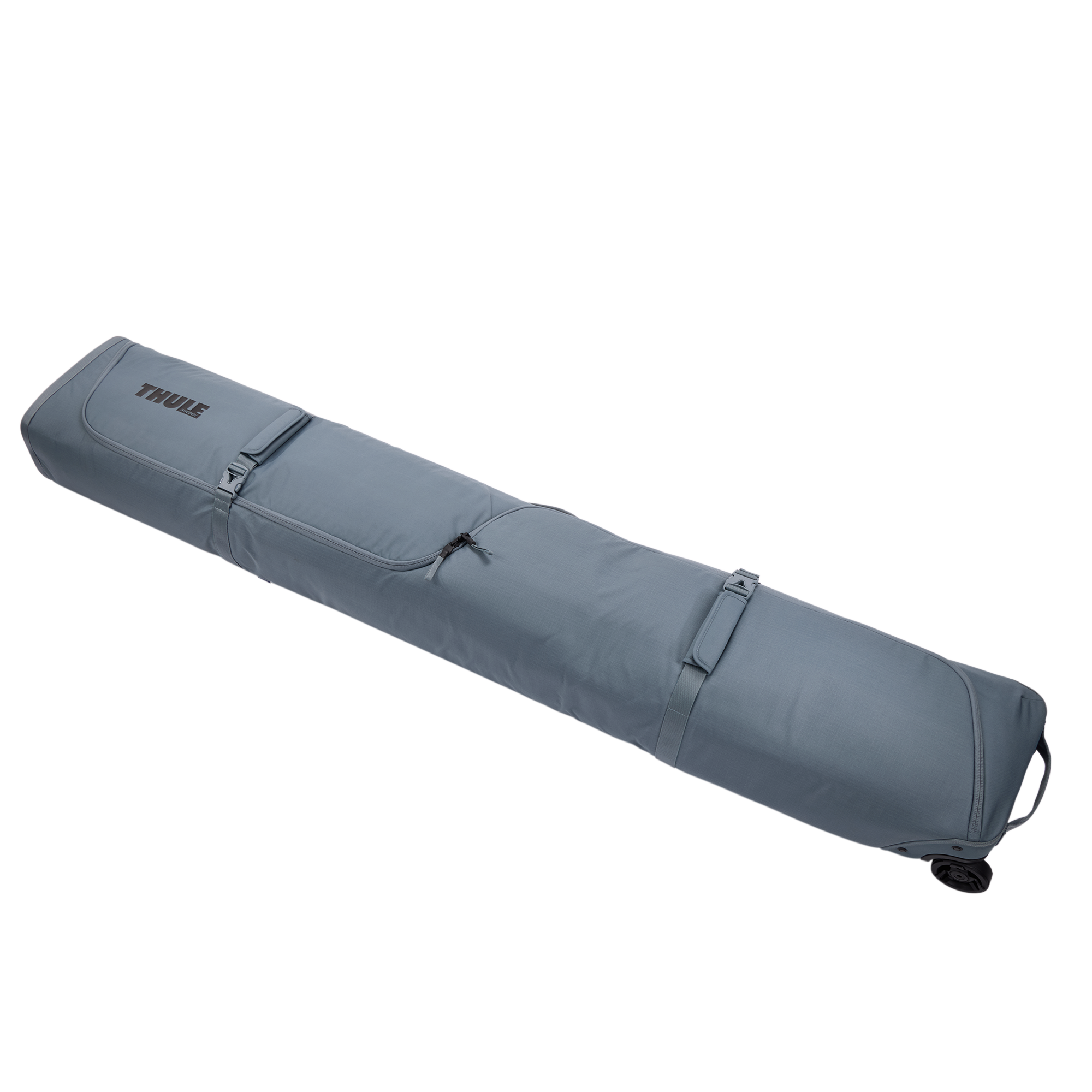 Thule RoundTrip Ski Roller 192cm in Mid Blue — front view # color_Mid Blue