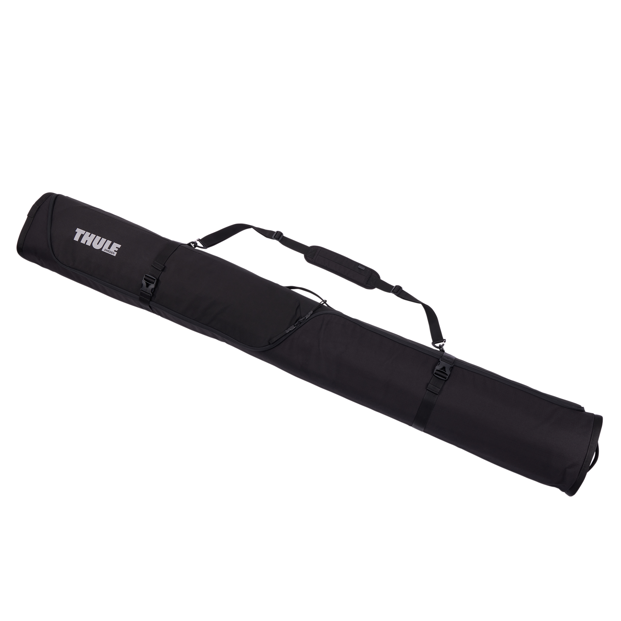 Thule RoundTrip Ski Bag 192cm in Black — front view # color_Black