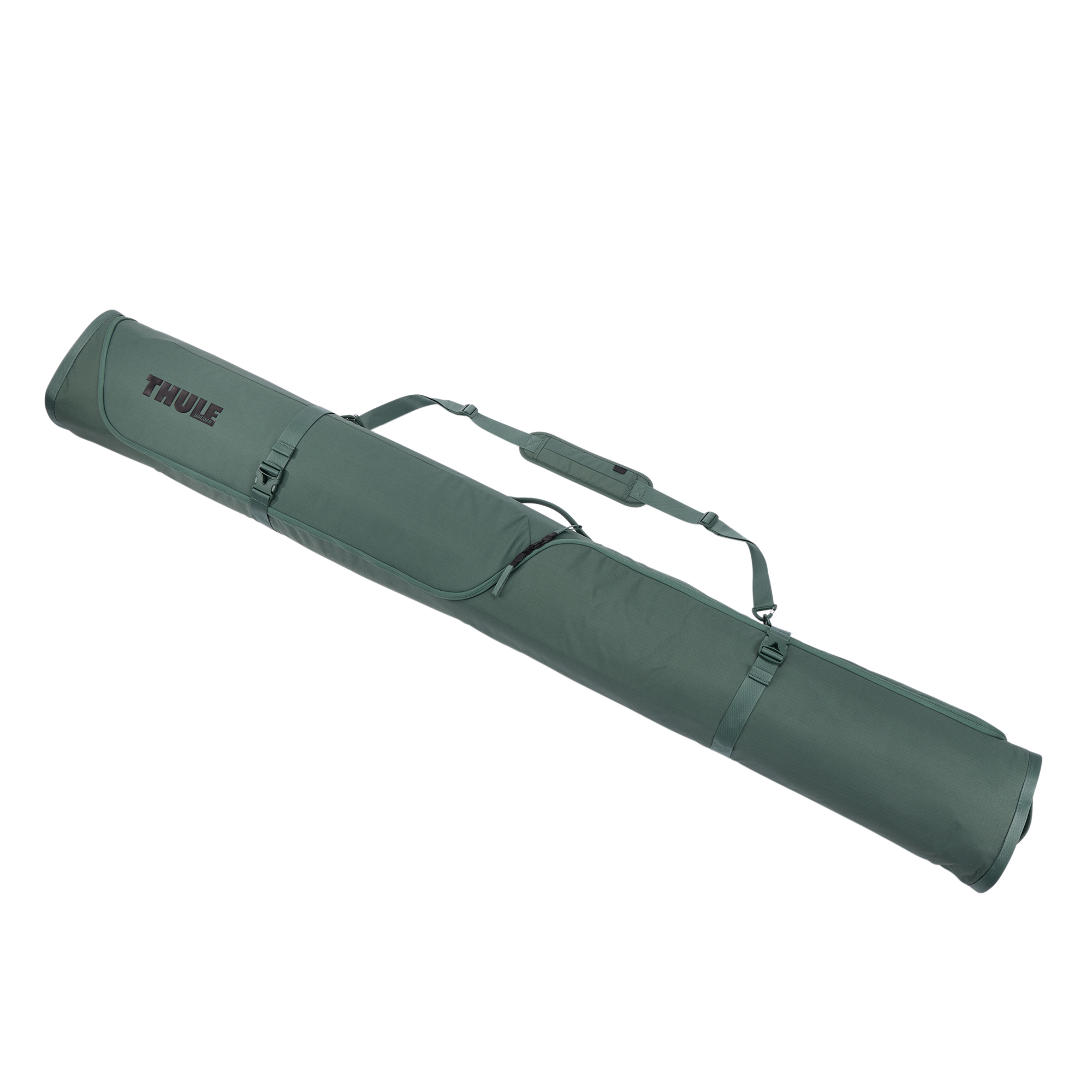 Thule RoundTrip Ski Bag 192cm in Hazy Green — front view # color_Hazy Green