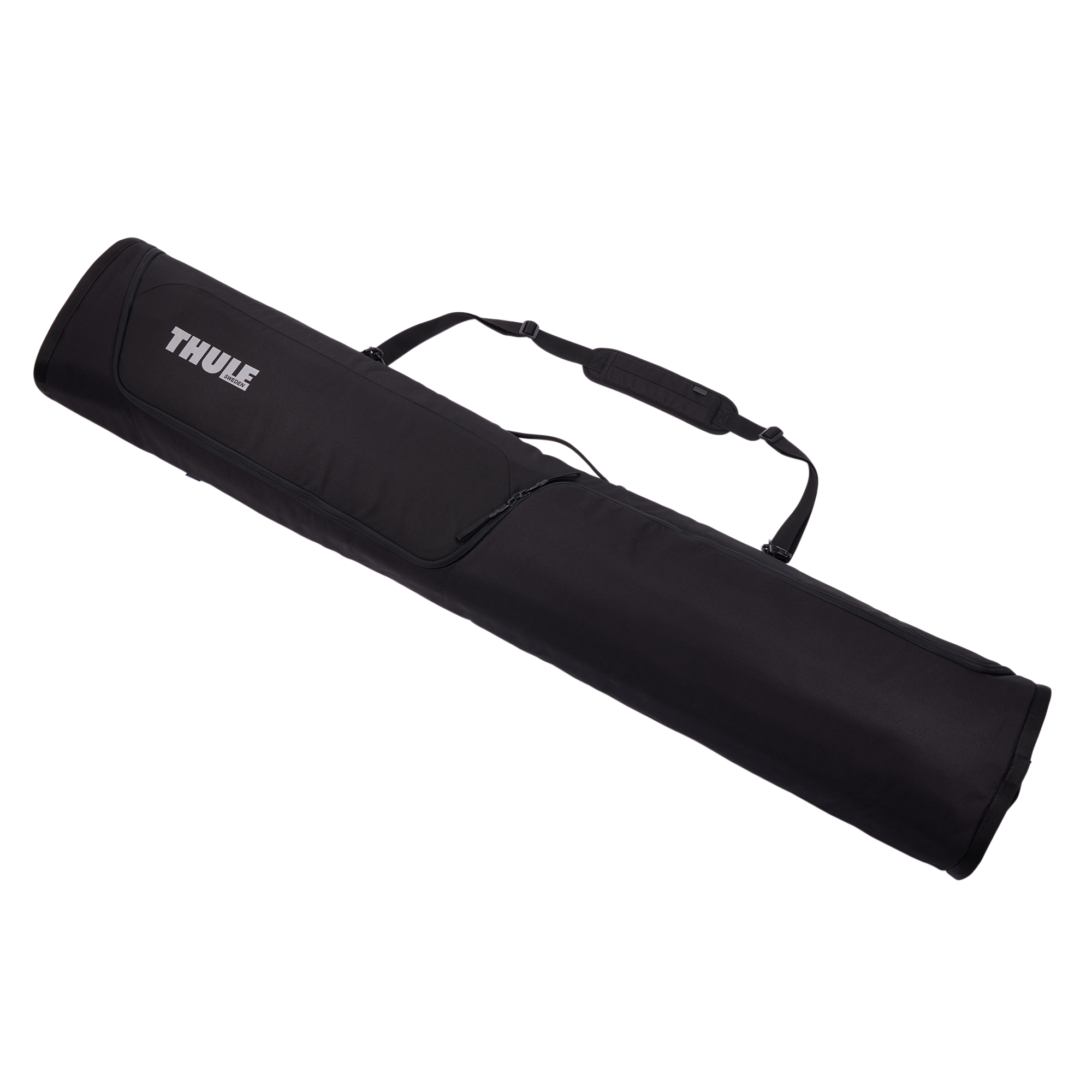 Thule RoundTrip Snowboard Bag 165cm in Black — front view # color_Black