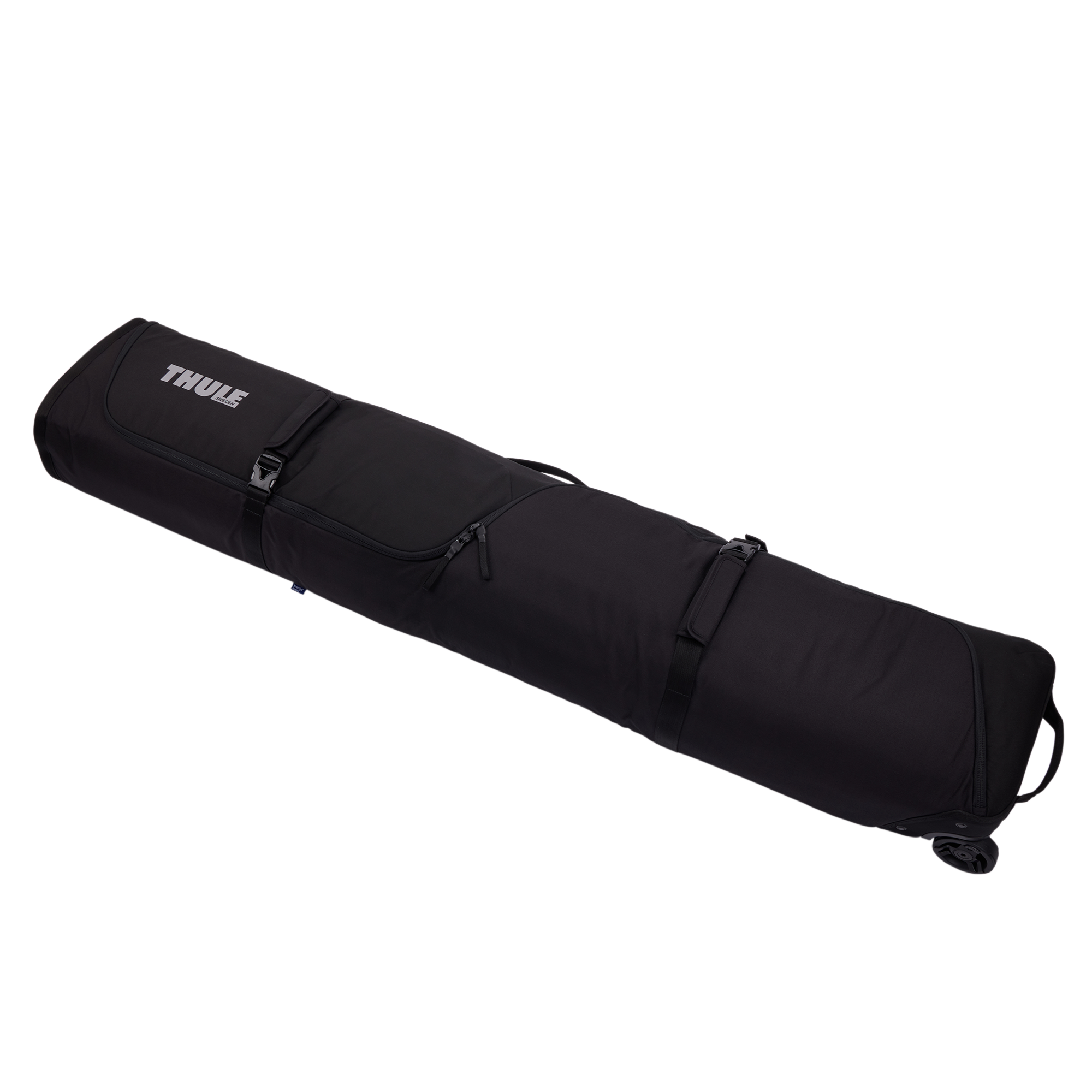 Thule RoundTrip Snowboard Roller 165cm in Black — front view # color_Black