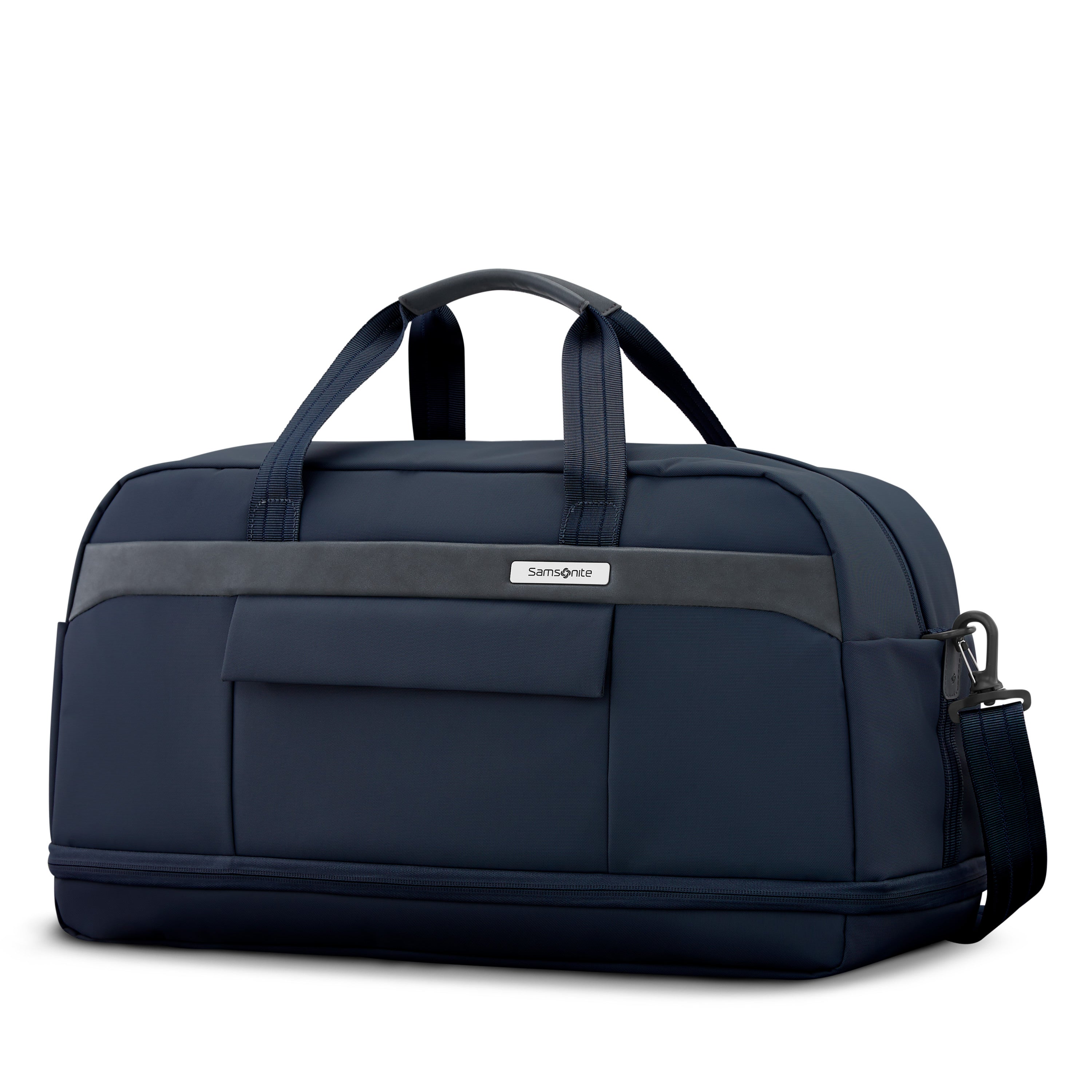 Samsonite Elevation Plus Softside Destination Duffel – navy, front view