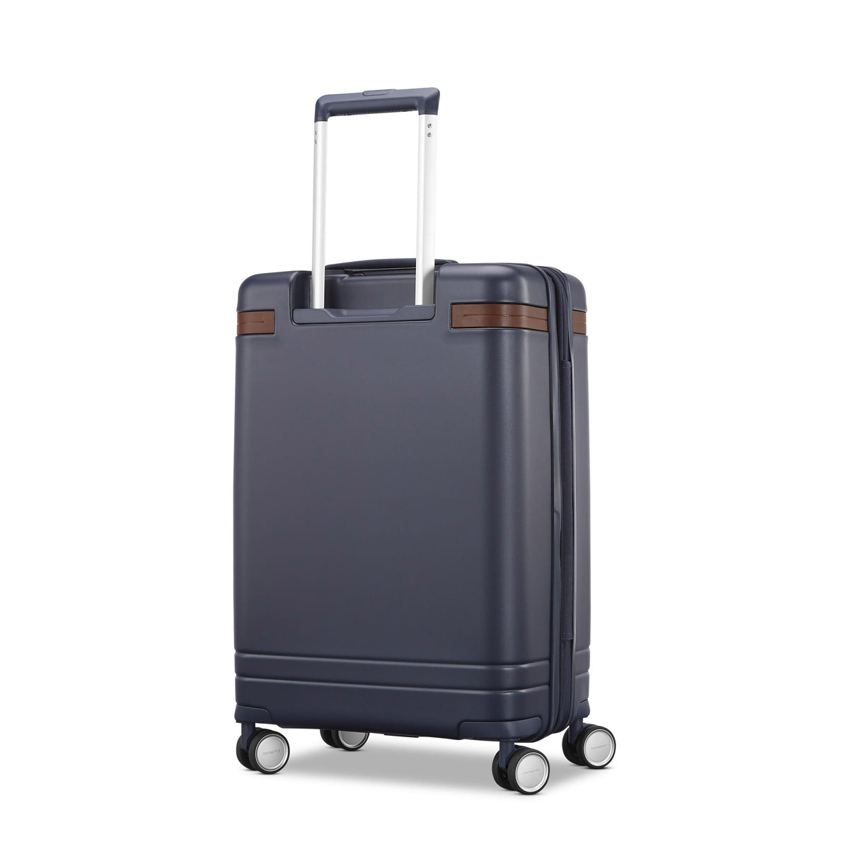 Samsonite Virtuosa Carry On Spinner Luggage in Navy — back view
