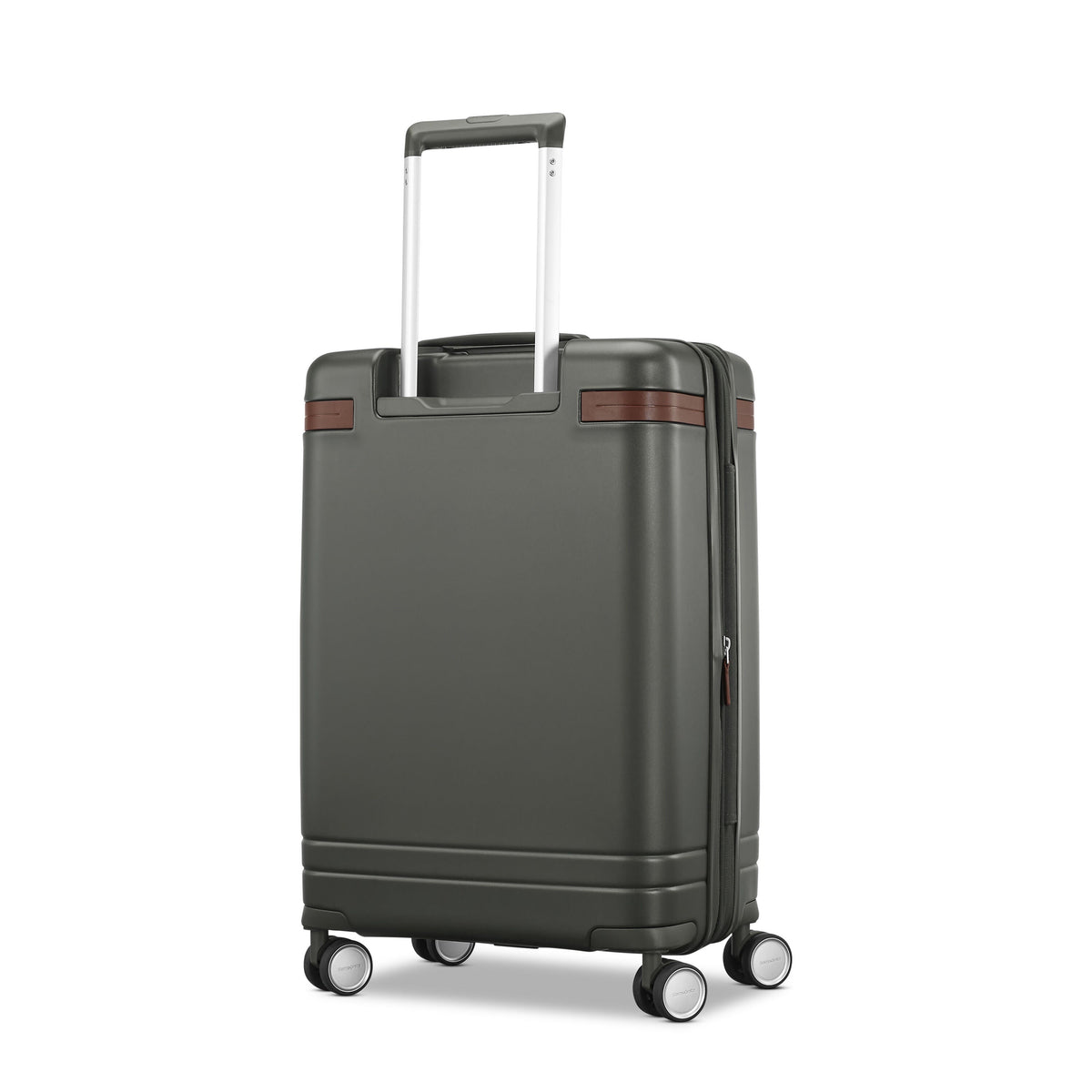 Samsonite Virtuosa Carry On Spinner Luggage in Pine Green — back view