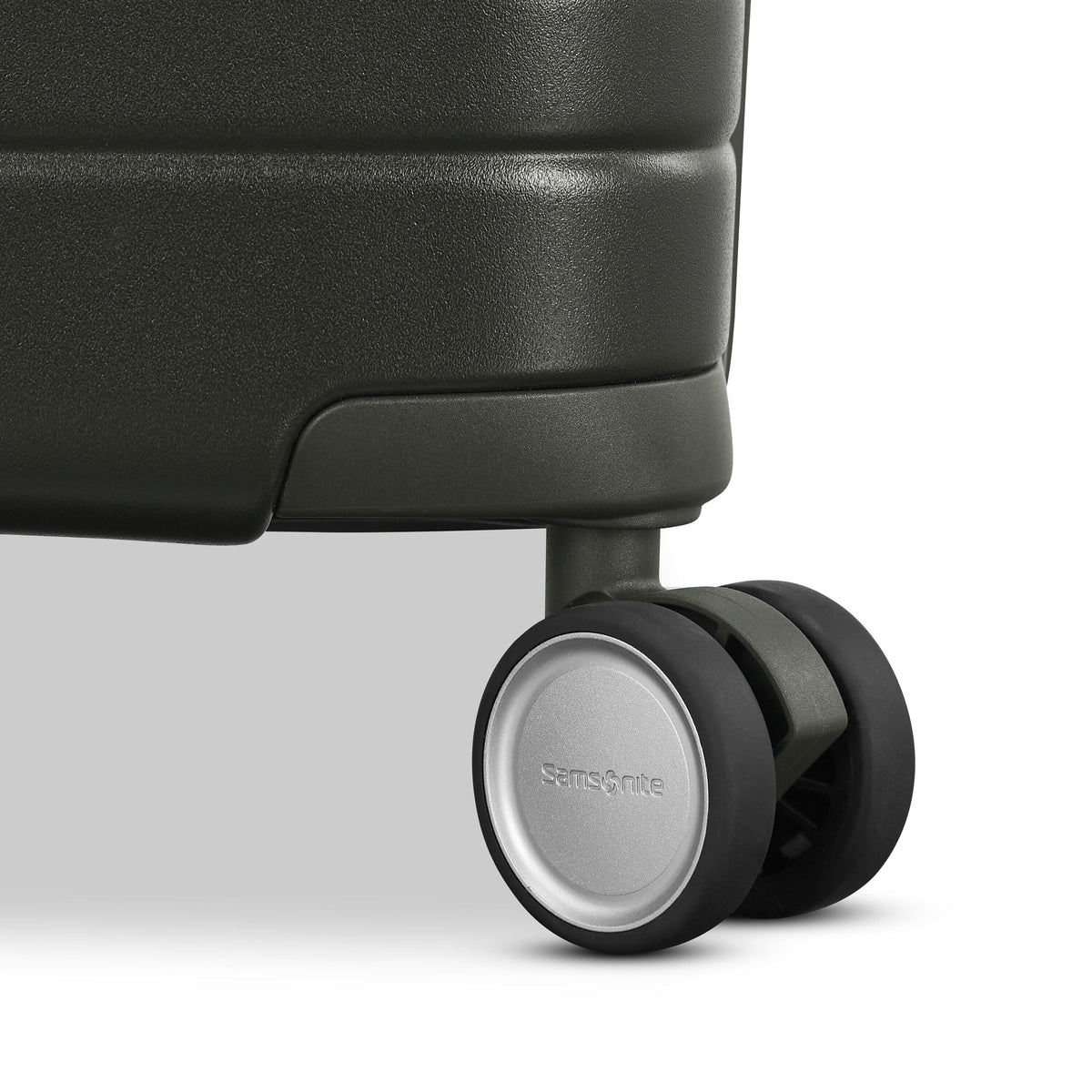 Samsonite Virtuosa Carry On Spinner Luggage in Pine Green — detail view 5