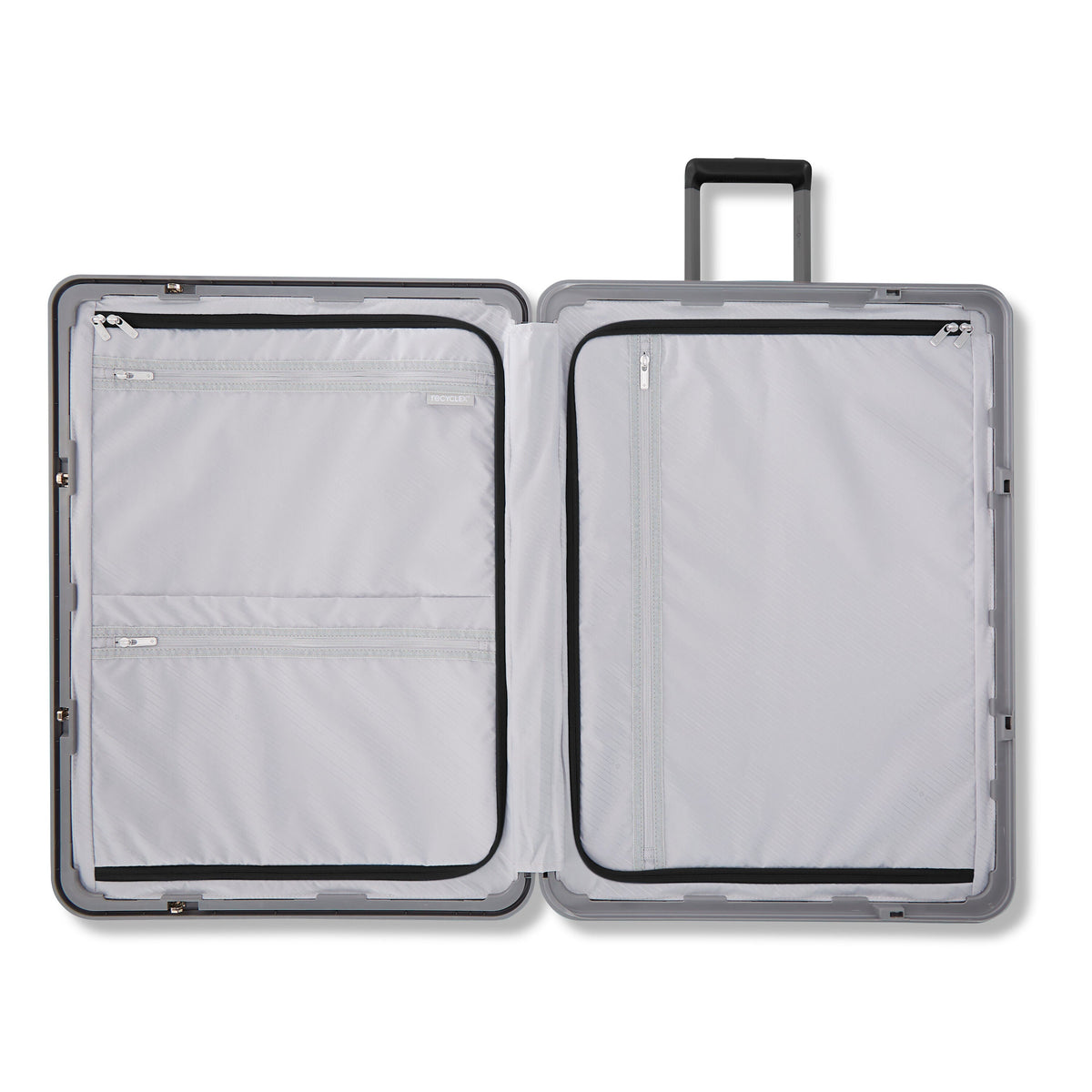 Samsonite Framelock Max Large Spinner in Asphalt Black — interior view