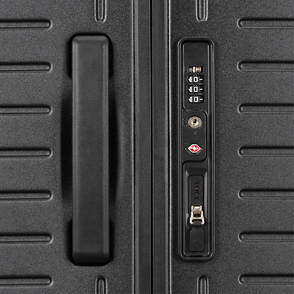 Samsonite Framelock Max Large Spinner in Asphalt Black — detail view 2