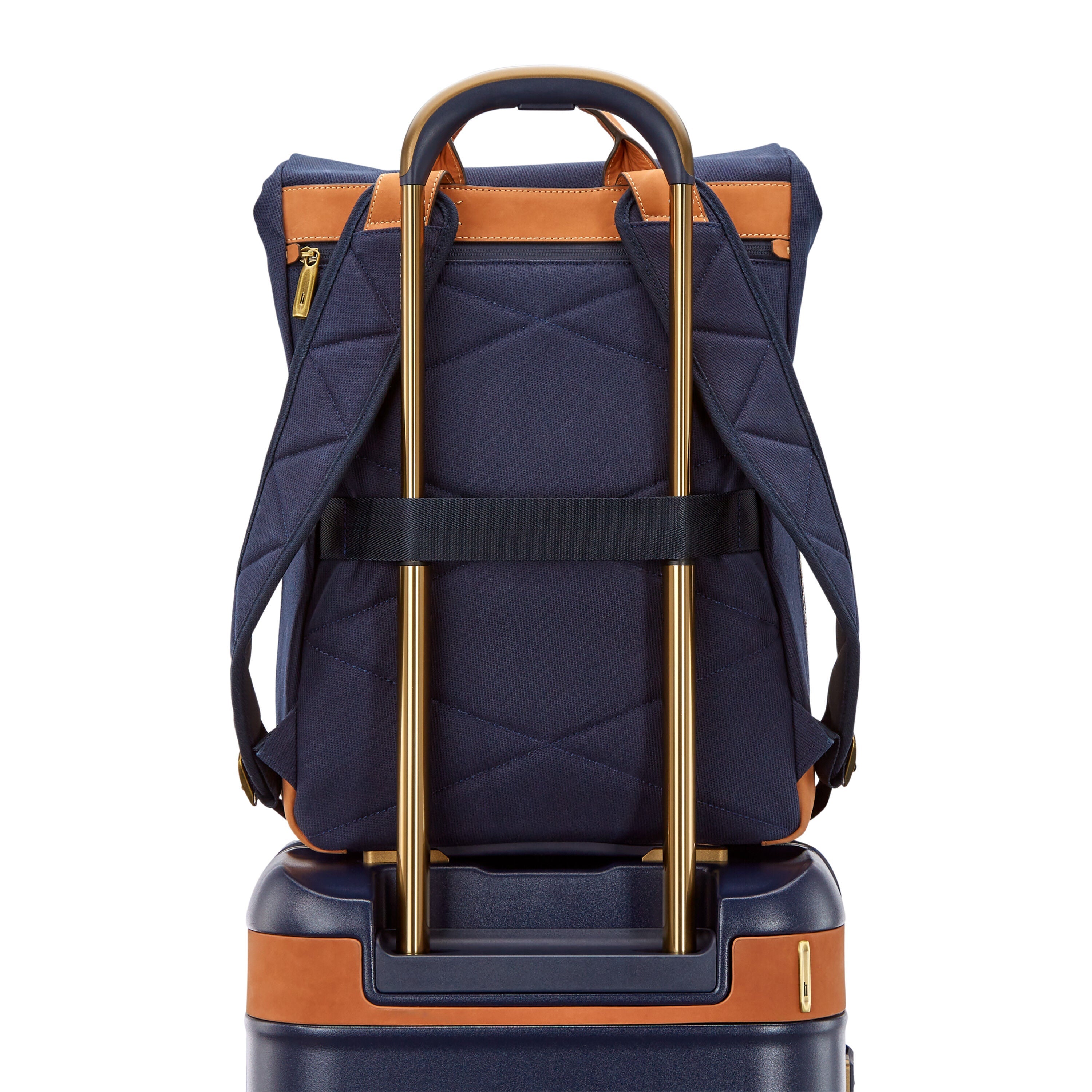 Hartmann Reserve Backpack in Midnight Navy — angle view 4