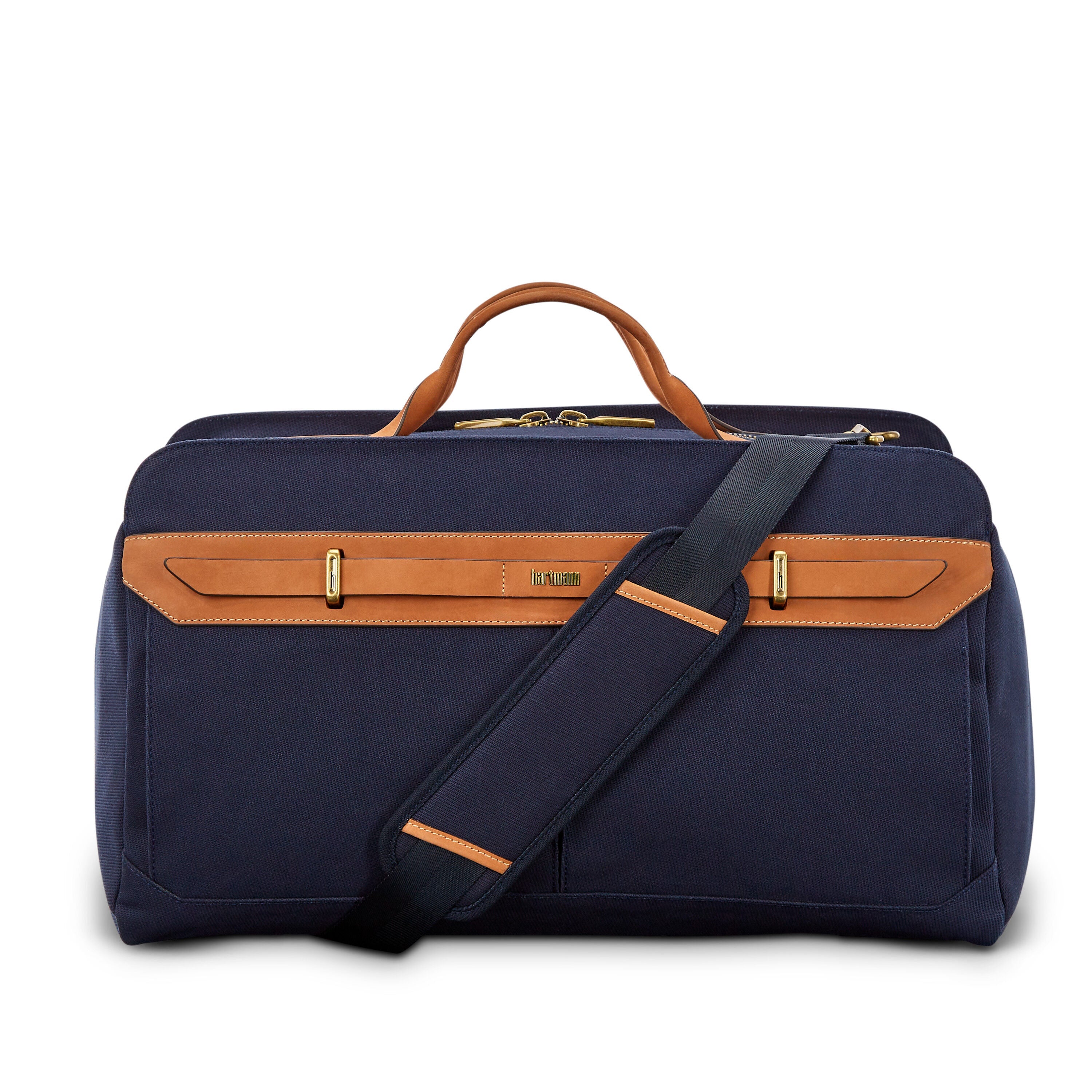 Hartmann Reserve Weekender Duffel in Midnight Navy — angle view 1