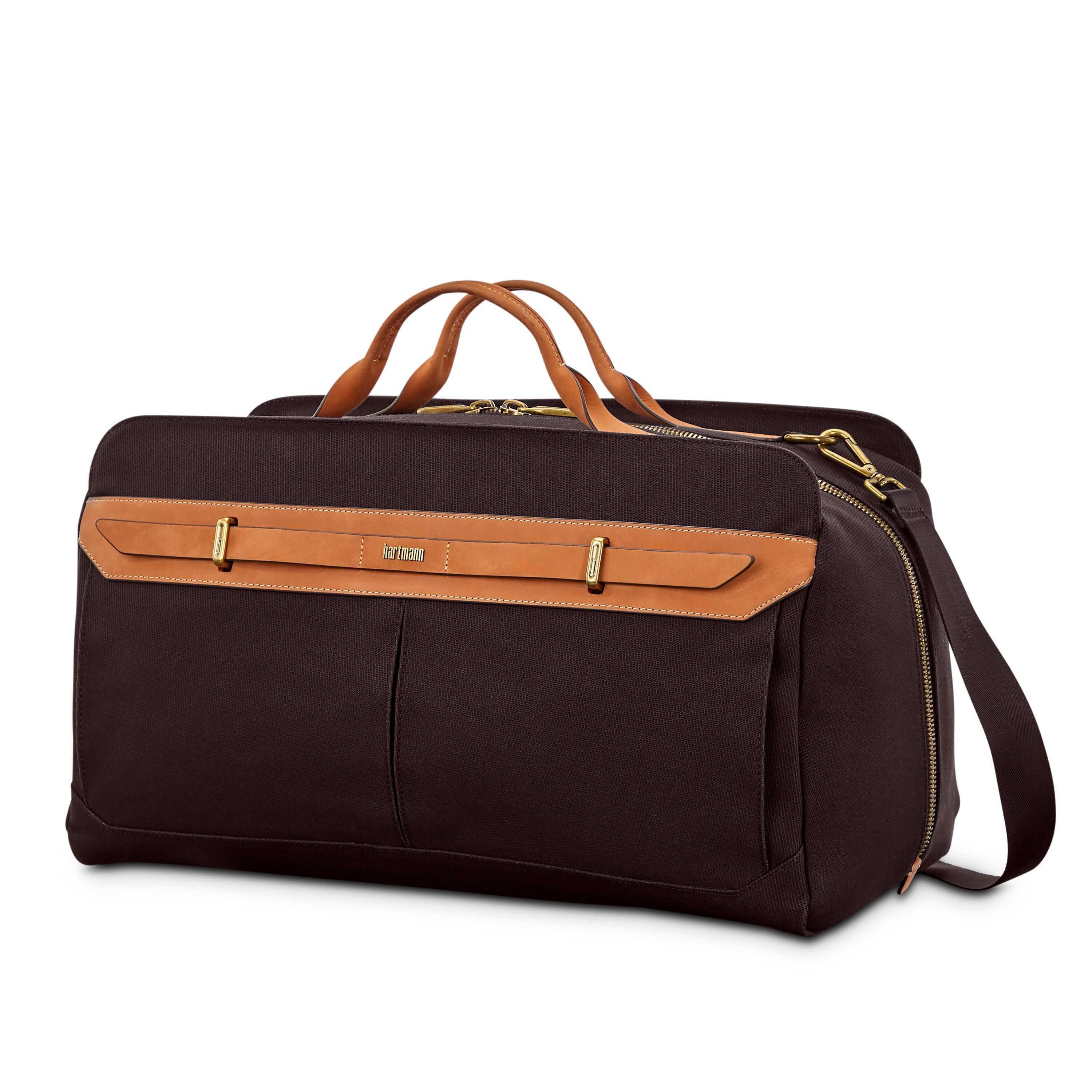 Hartmann Reserve Weekender Duffel in Oak — front view