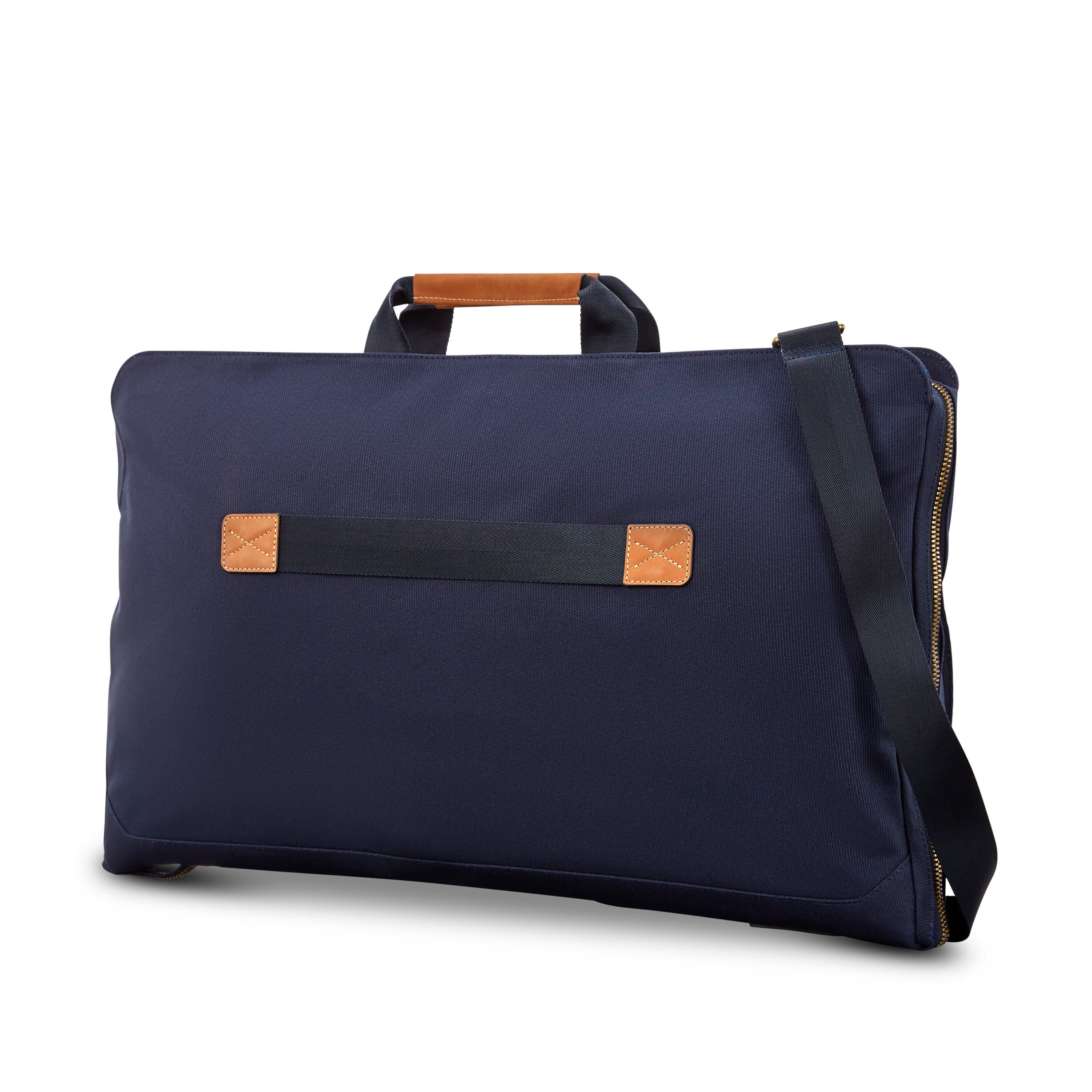 Hartmann Reserve Bi-Fold Garment Bag in Midnight Navy — back view