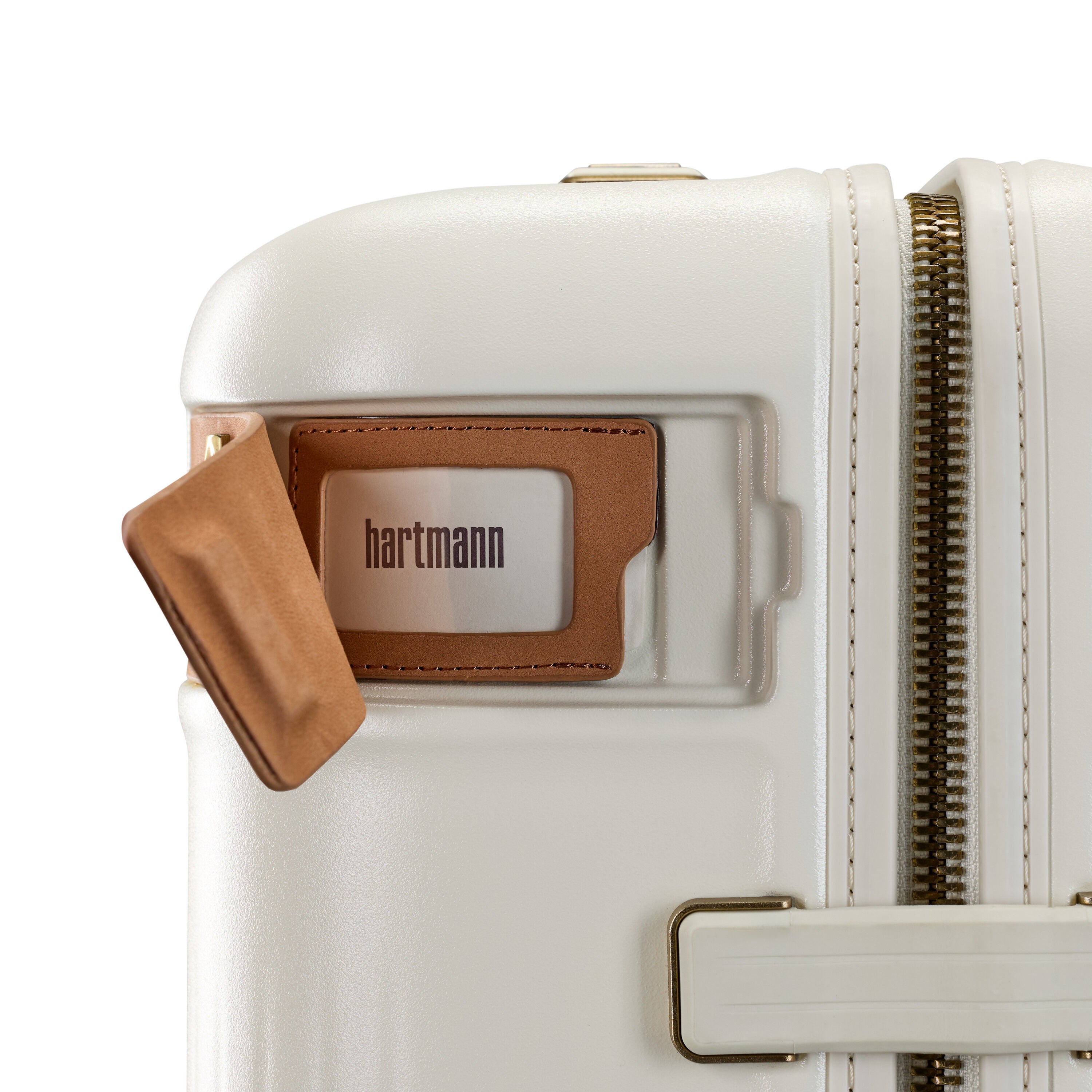 Hartmann Reserve Carry-On Spinner in Ecru — angle view 3