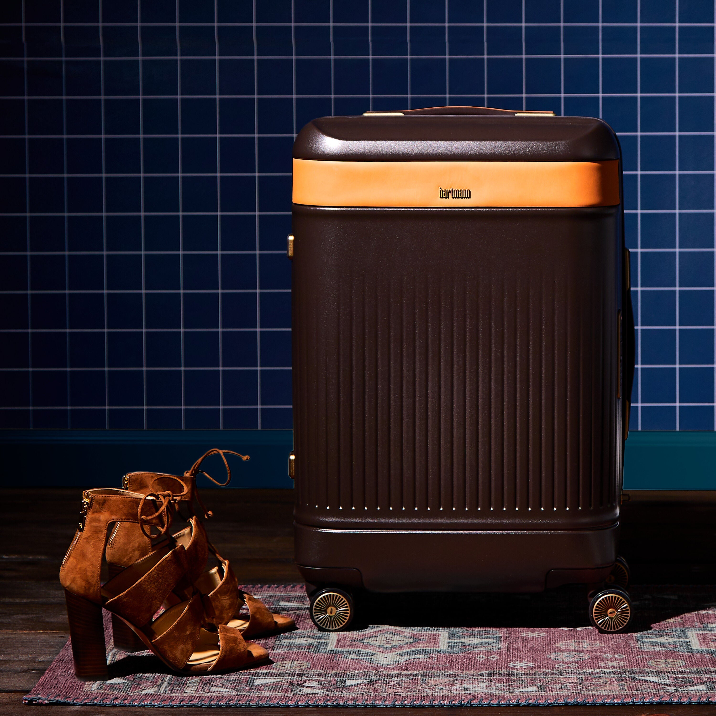 Hartmann Reserve Carry-On Spinner in Oak — angle view 6