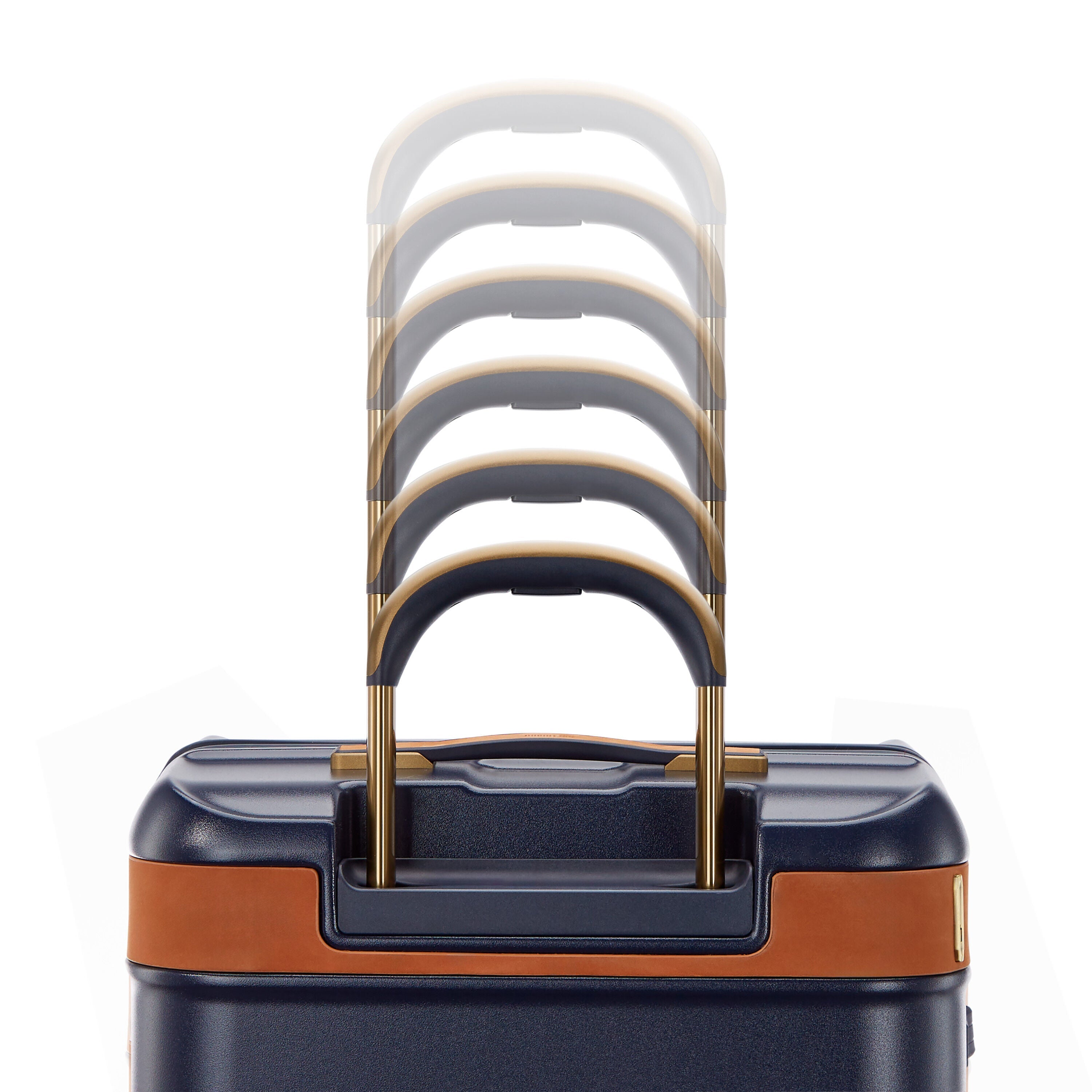 Hartmann Reserve Medium Trunk Spinner in Midnight Navy — angle view 2