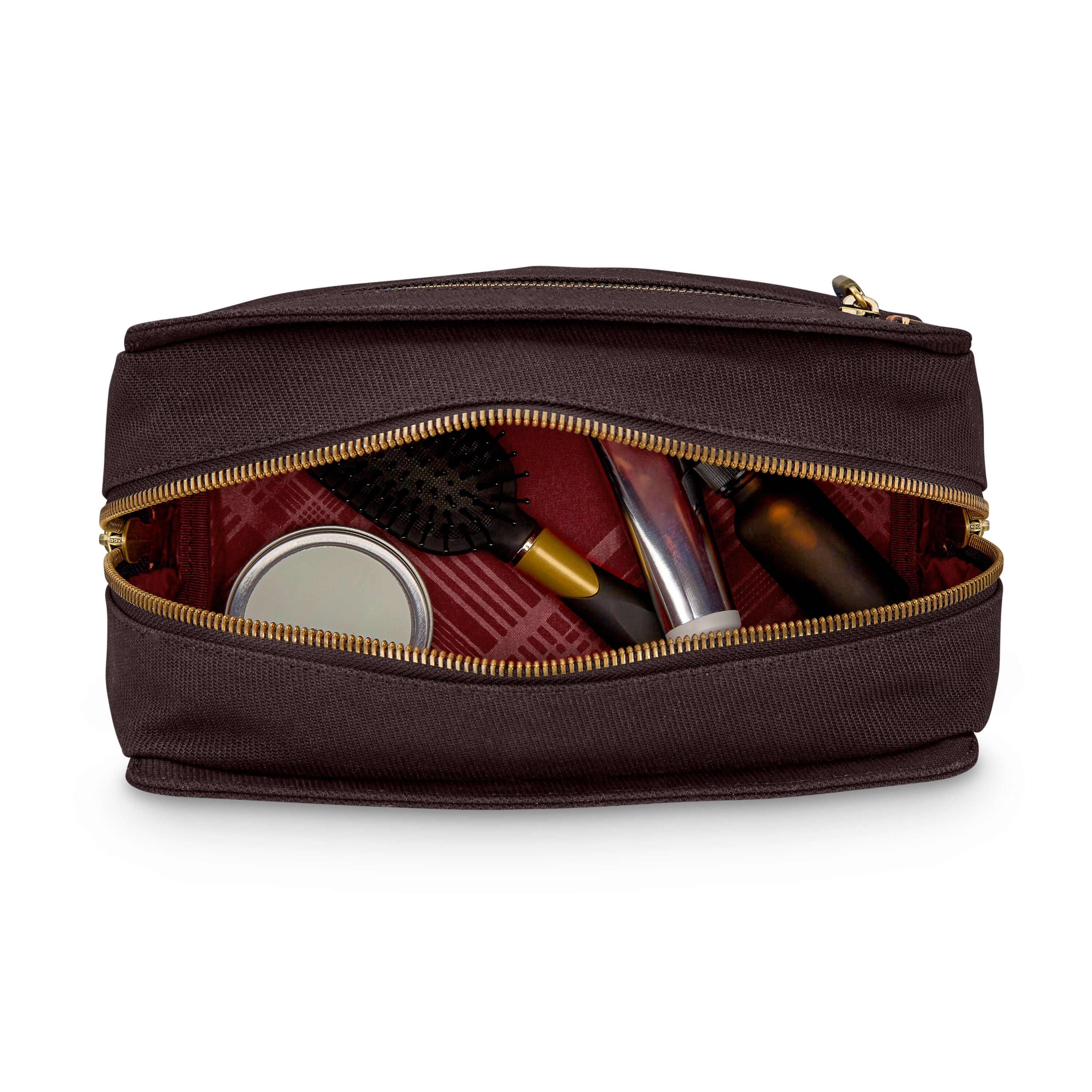 Hartmann Reserve Travel Kit in Oak — interior view