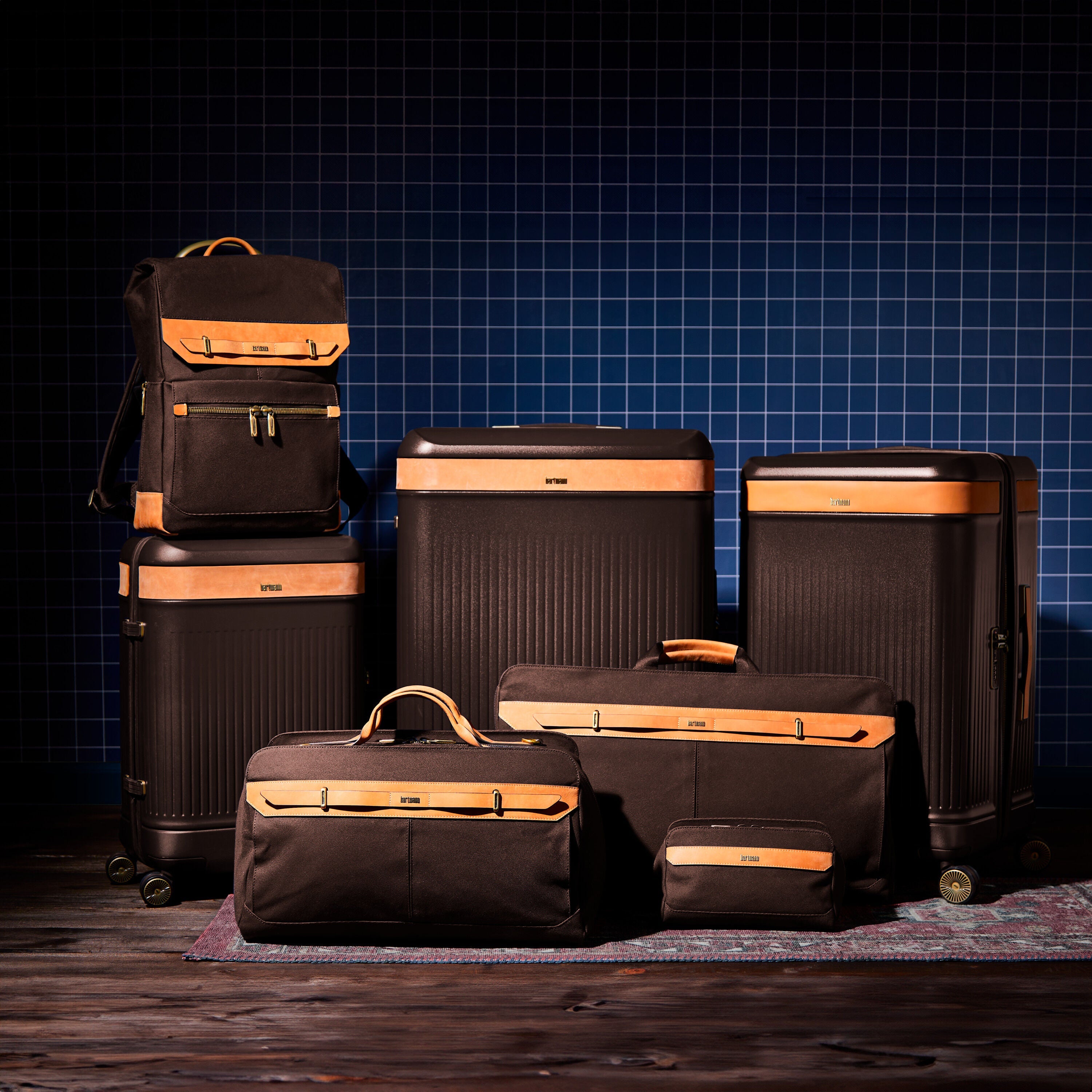 Hartmann Reserve Travel Kit in Oak — angle view 3
