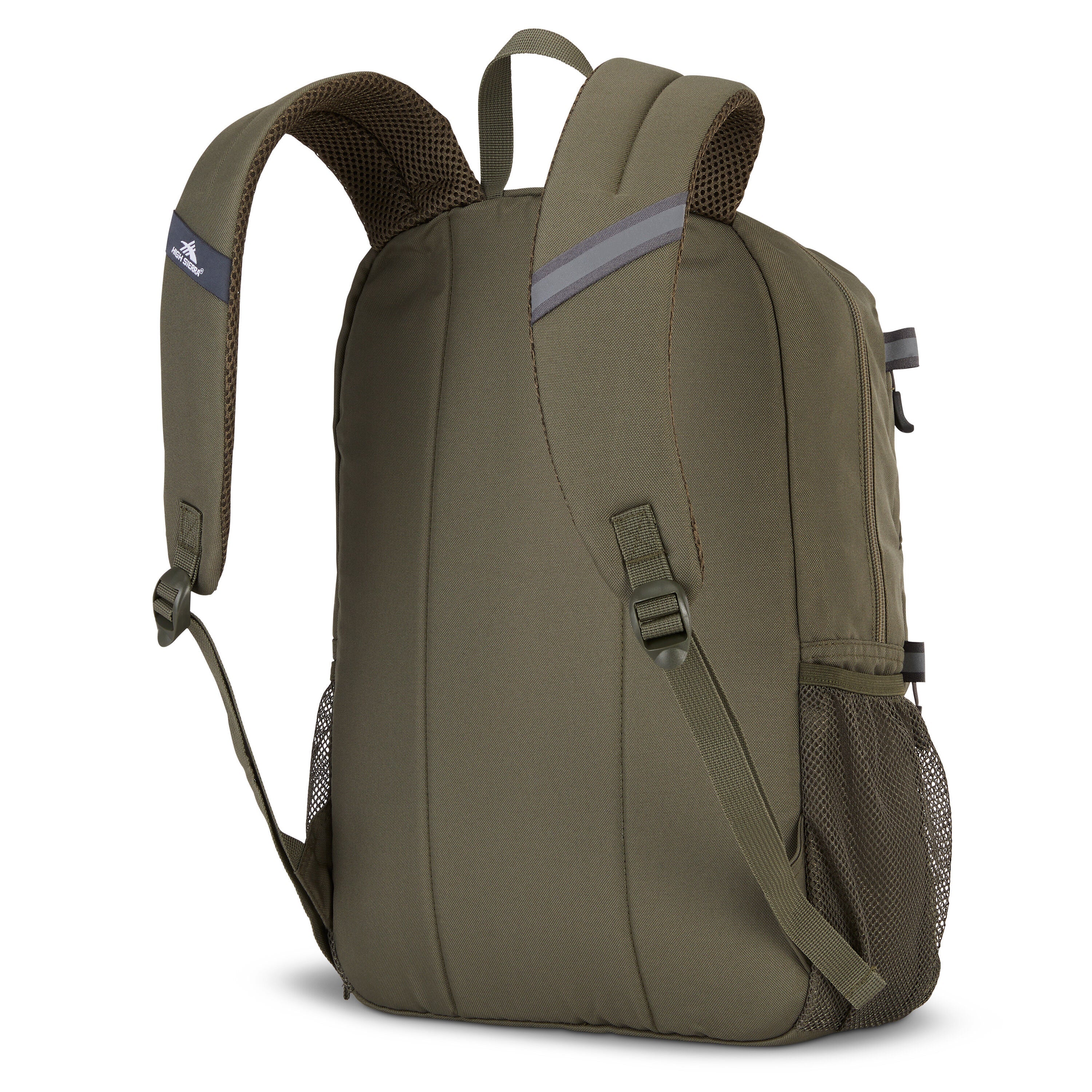 High Sierra Everclass Backpack in Olive — back view