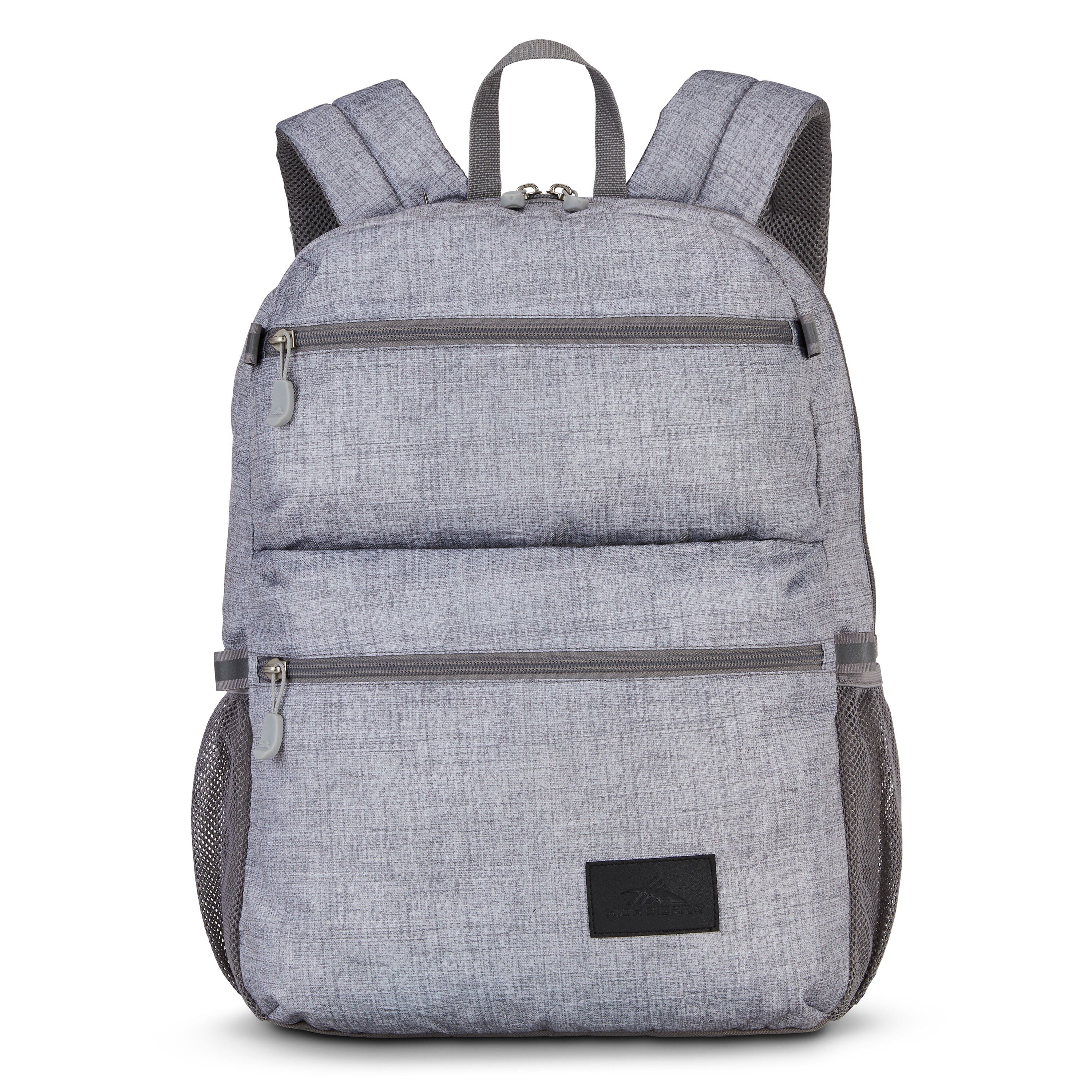 High Sierra Everclass Backpack in Silver Heather — angle view 1