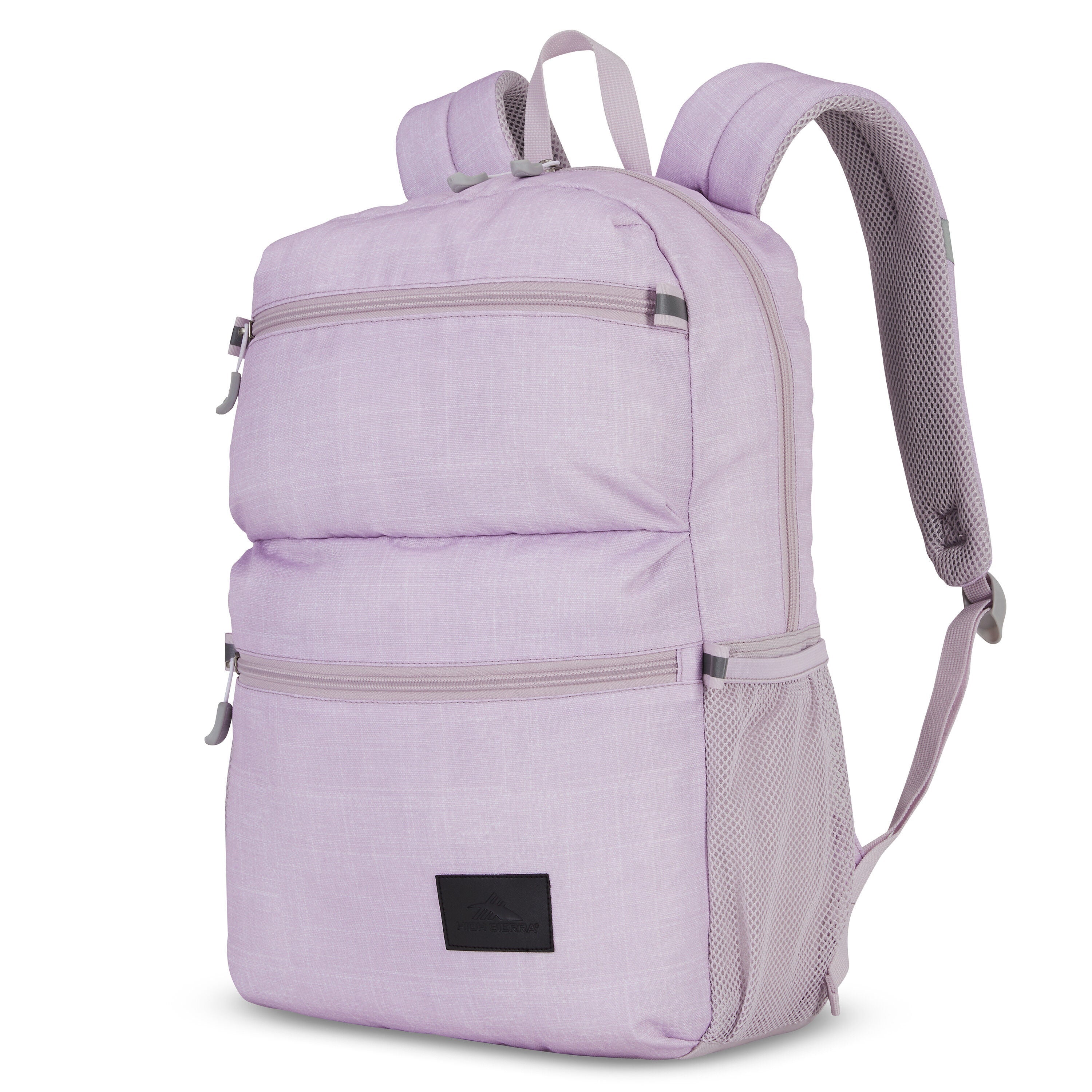 High Sierra Everclass Backpack in Hushed Orchid Heather — front view