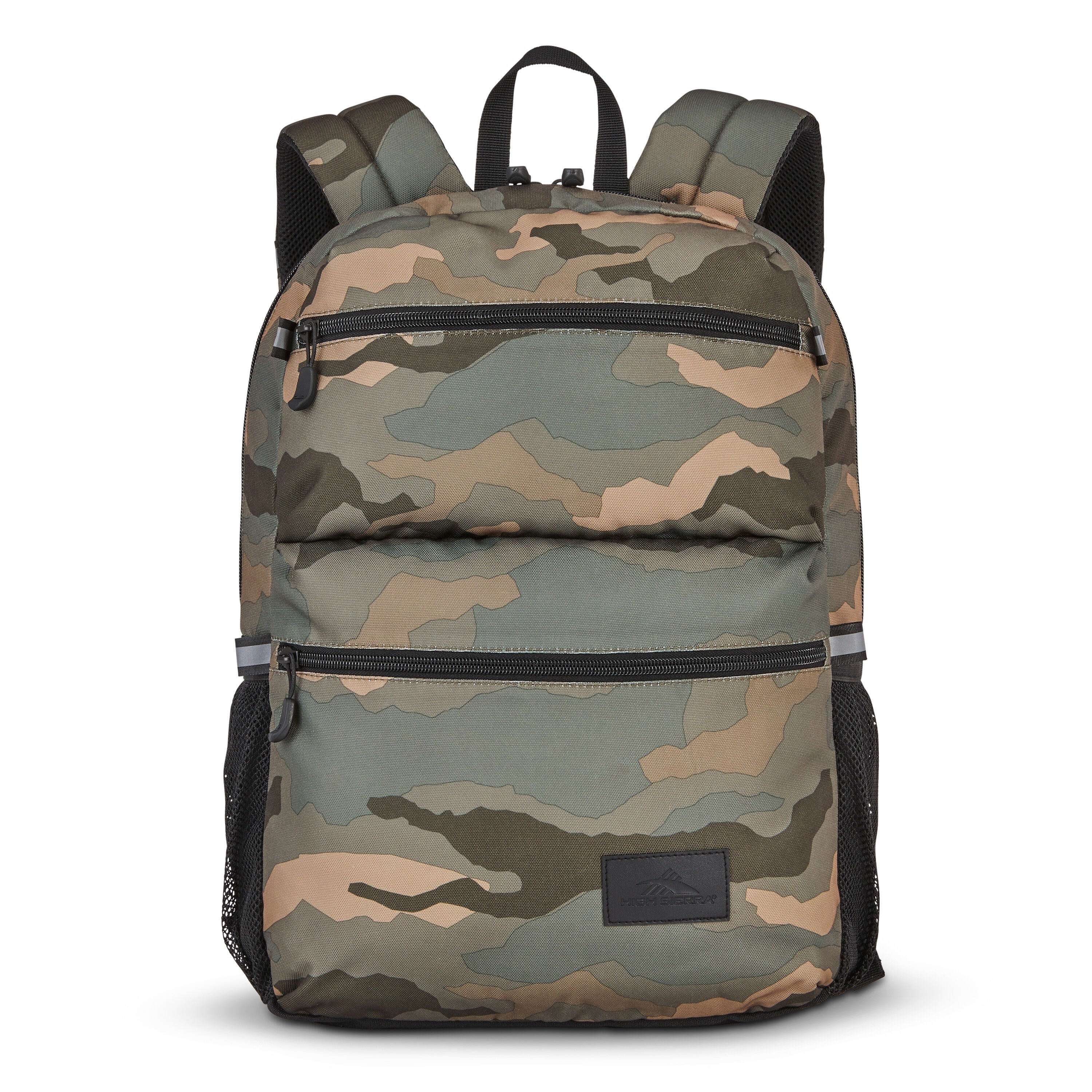 High Sierra Everclass Backpack in Natural Camo — angle view 1
